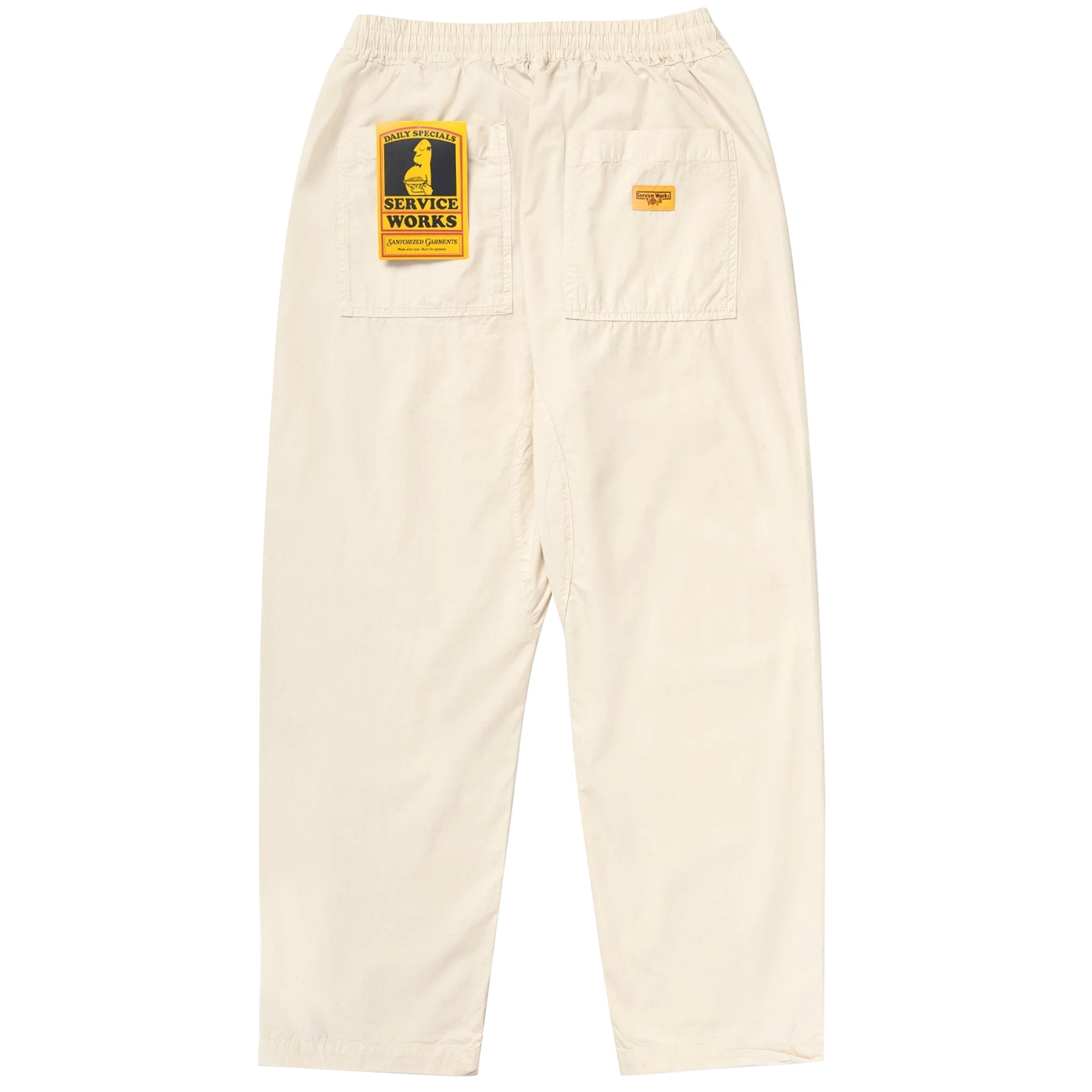 Poplin Chef Pants - White Oak