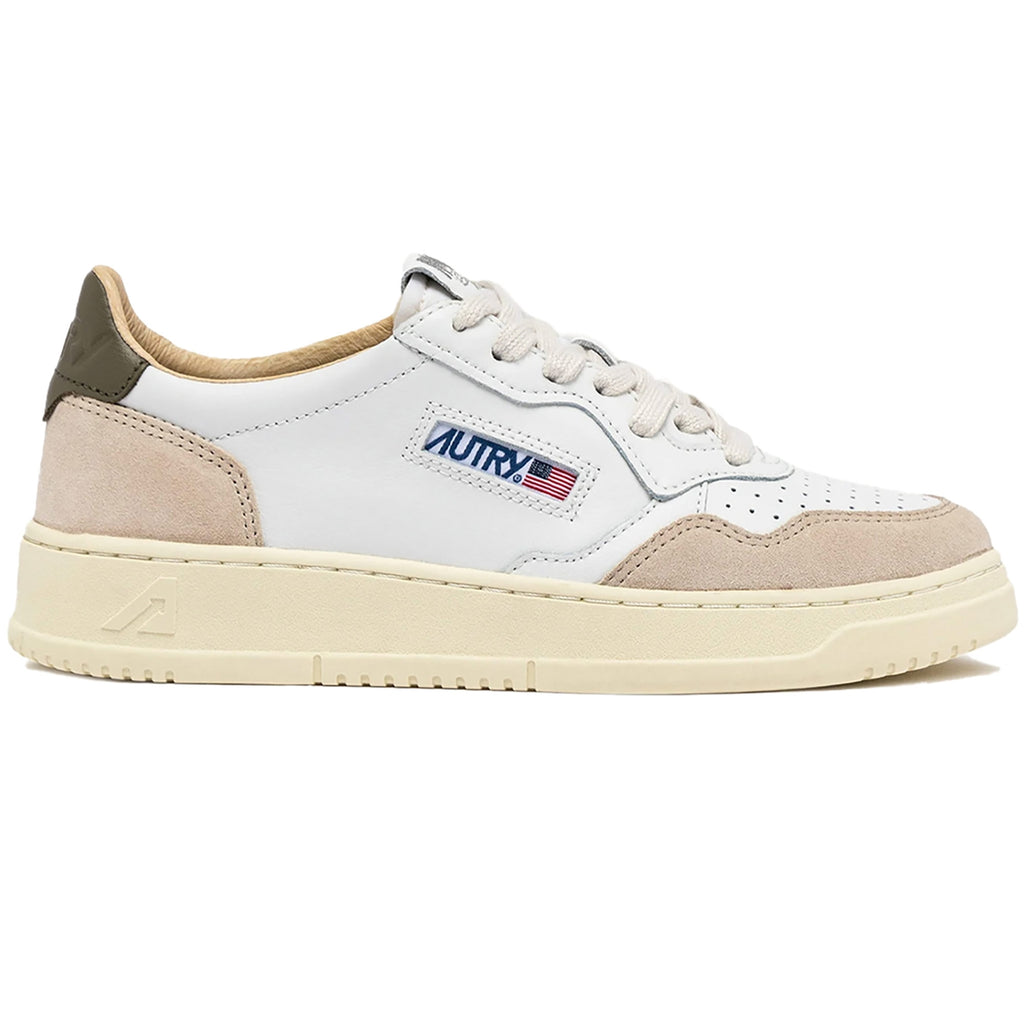 Autry Medalist Low - White/Morel