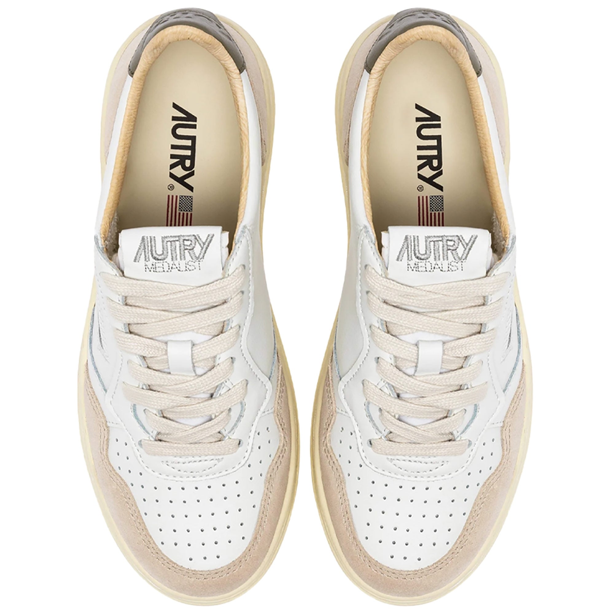 Medalist Low - White/Morel