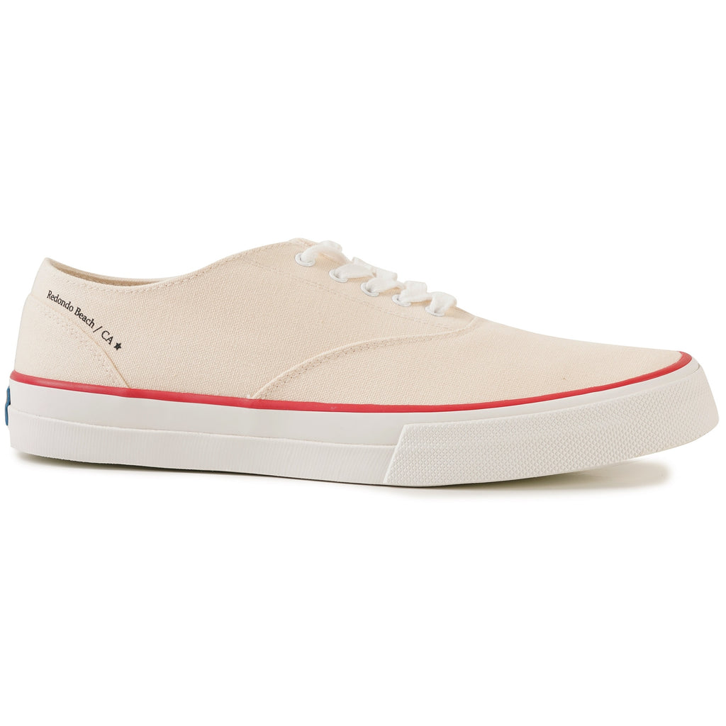 Mr Fliks Shoes Redondo Canvas - White/Red