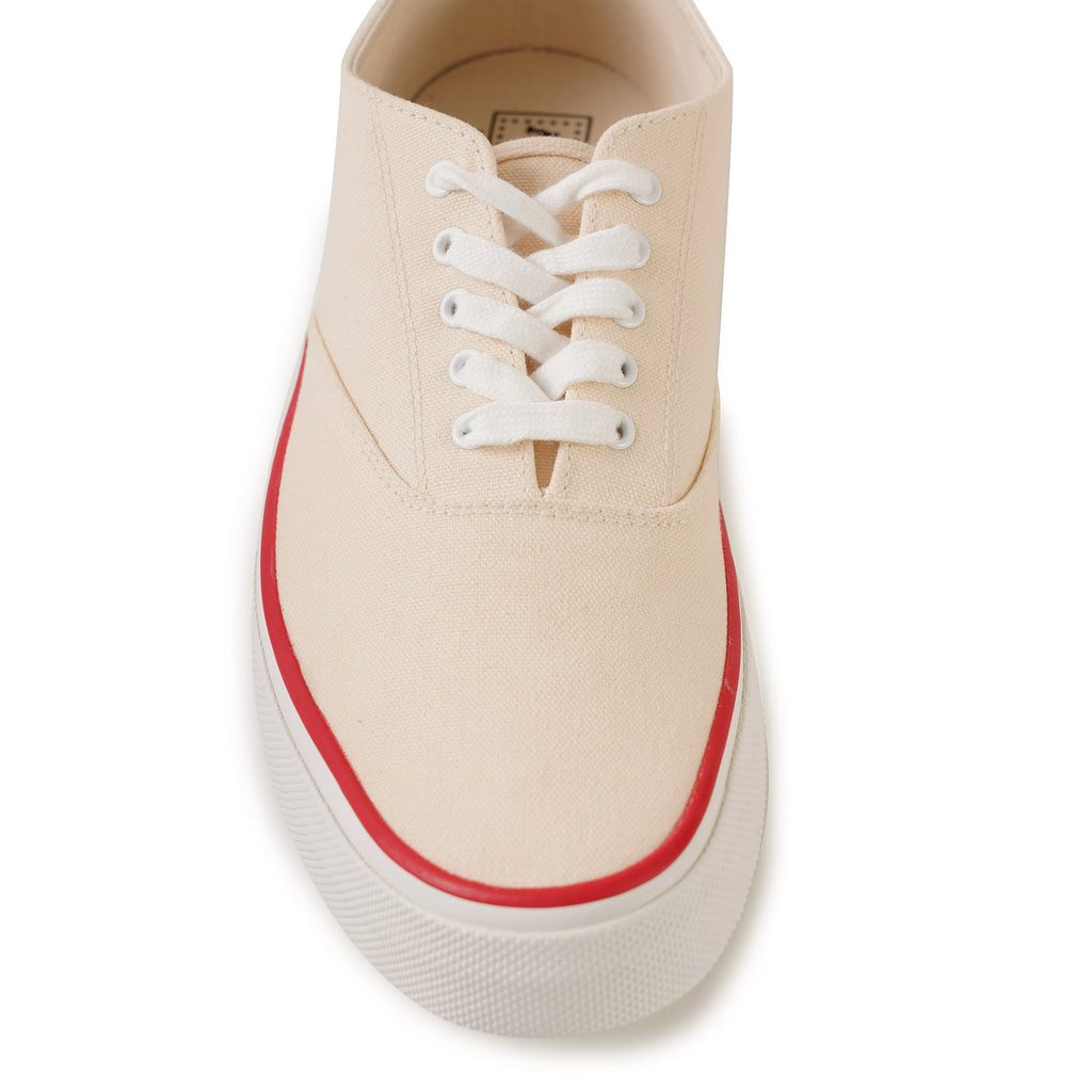 Mr Fliks Shoes Redondo Canvas - White/Red