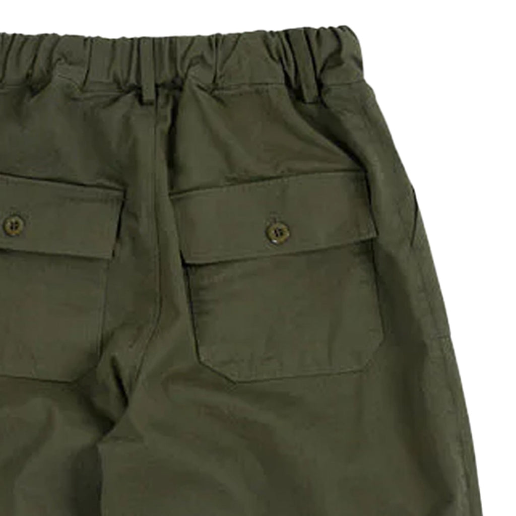Twill Balloon Pants - Olive