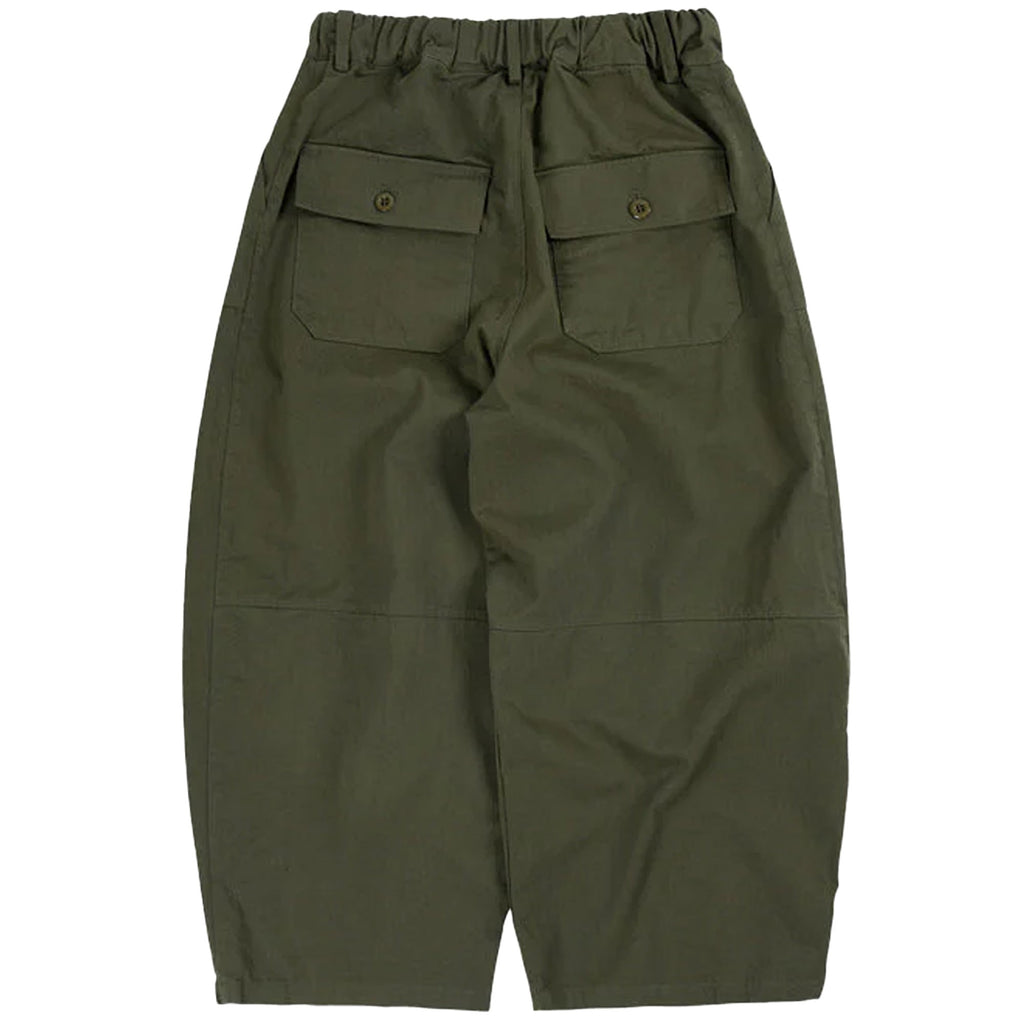 Twill Balloon Pants - Olive