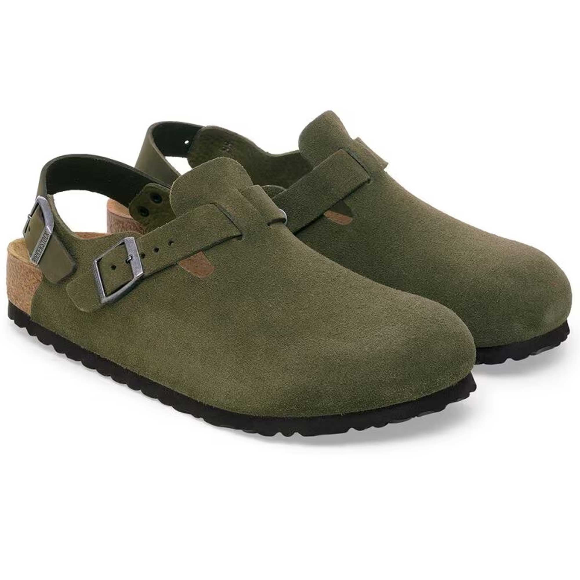 Birkenstock Tokio II Suede - Thyme – Stuarts London