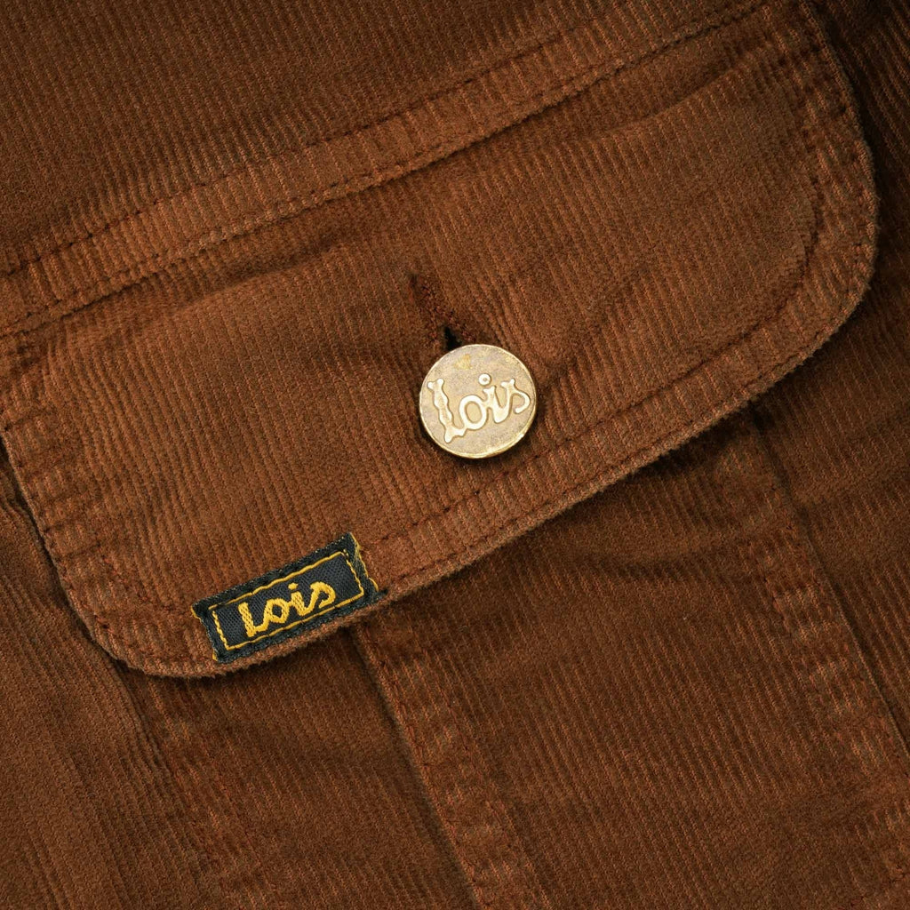 Tejana Thin Cord Jacket - Brown