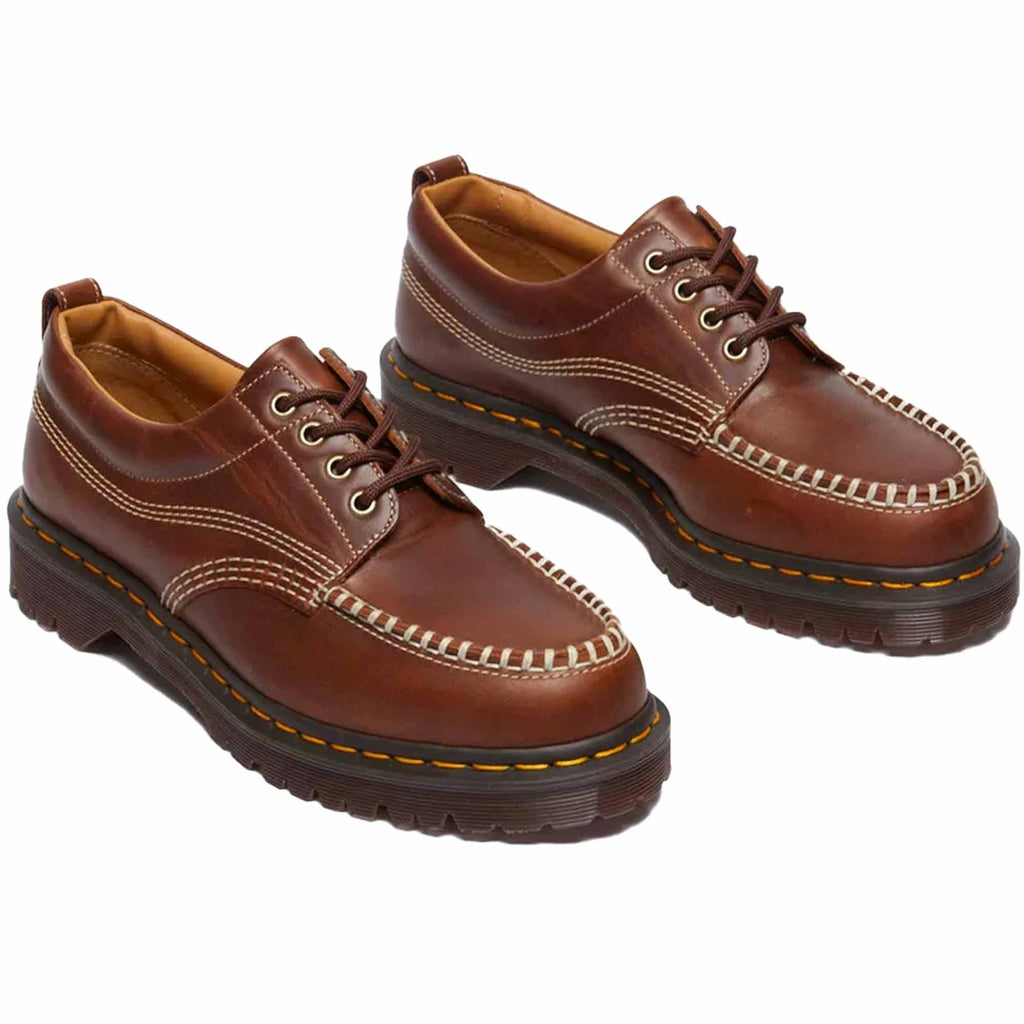 Lowell Leather Moc Toe Shoes - Butterscotch