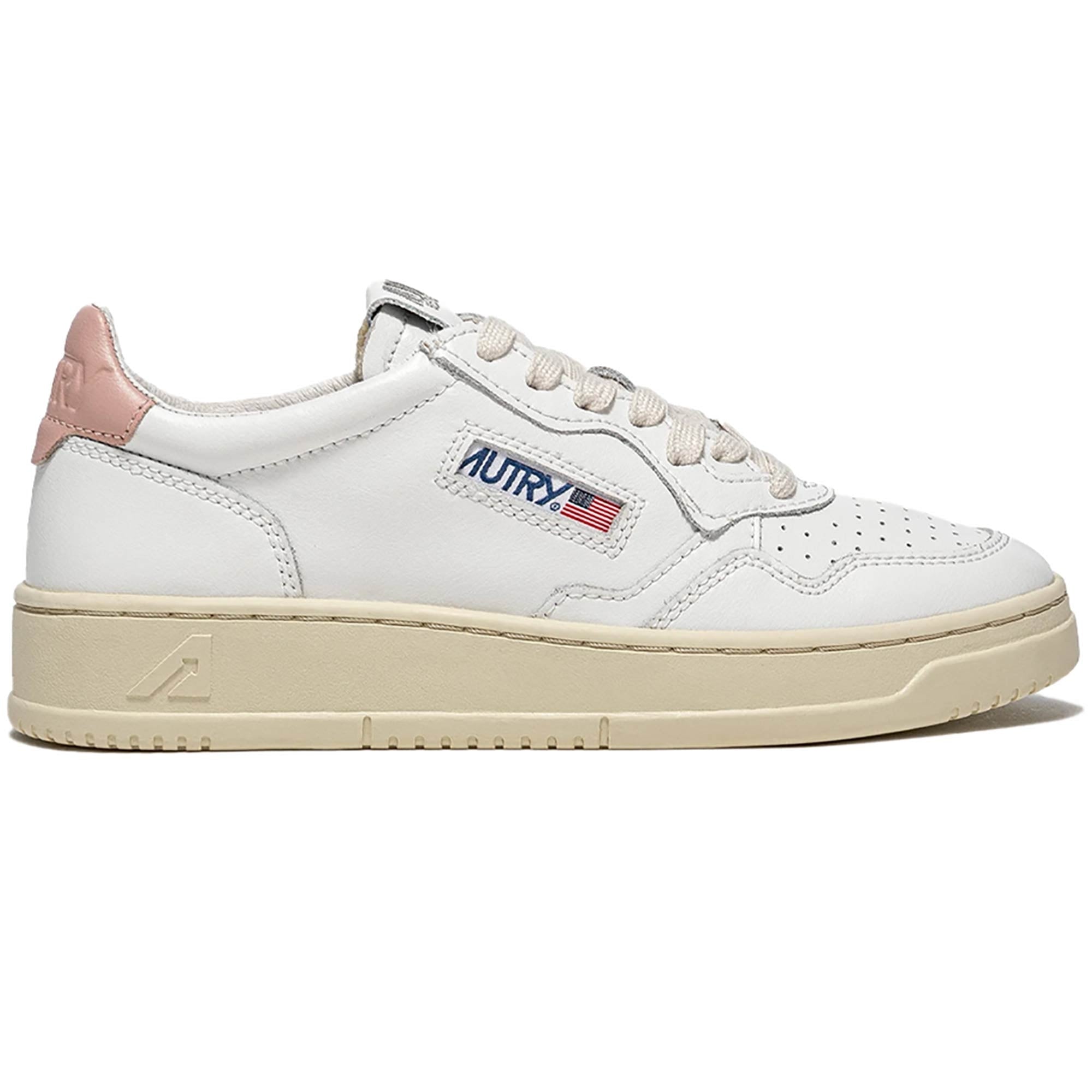 Autry Women's Medalist Low - White/Pink