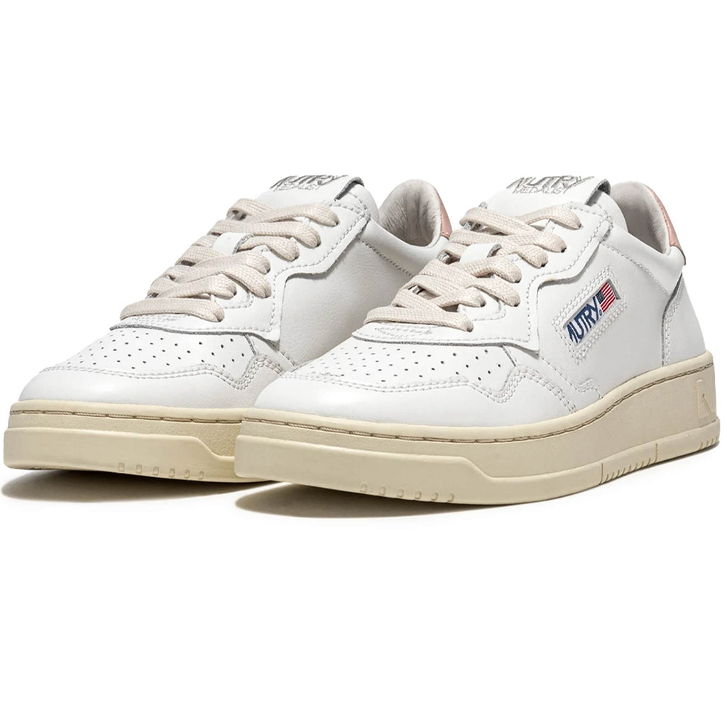 Autry Women's Medalist Low - White/Pink