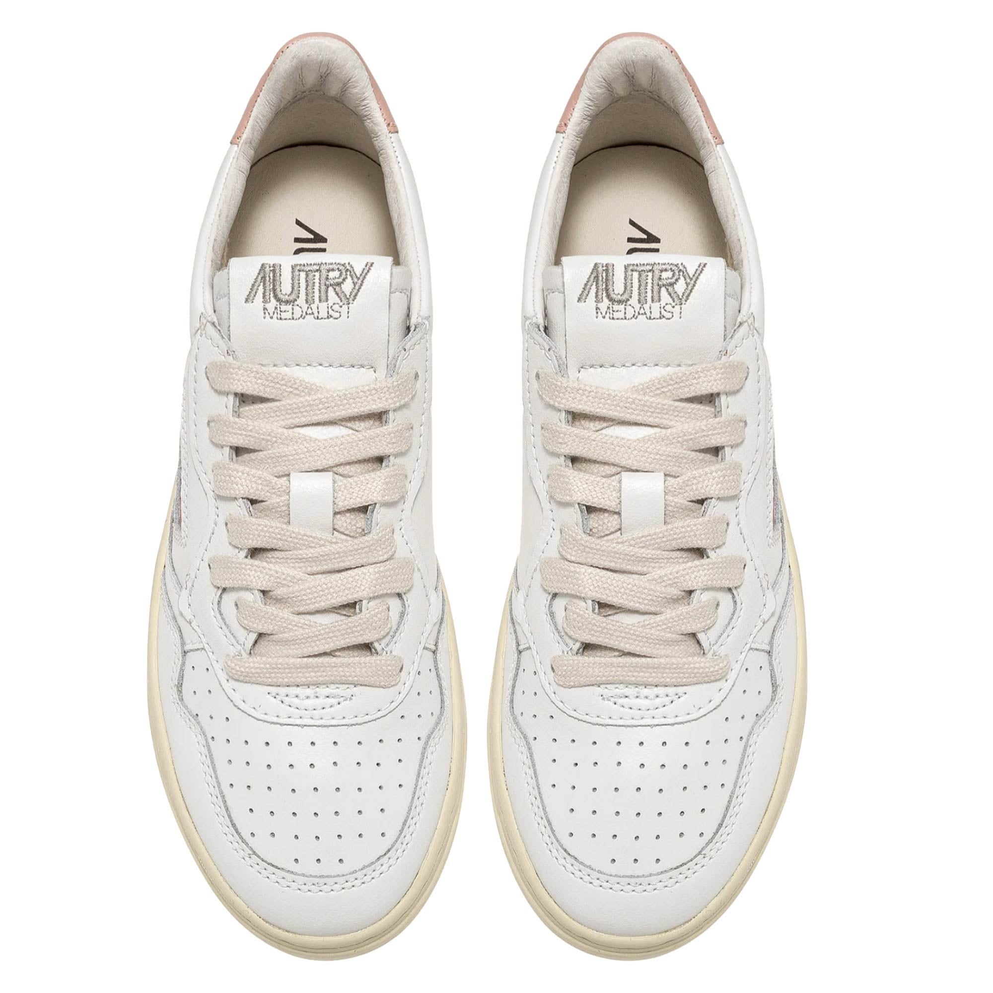 Autry Women's Medalist Low - White/Pink