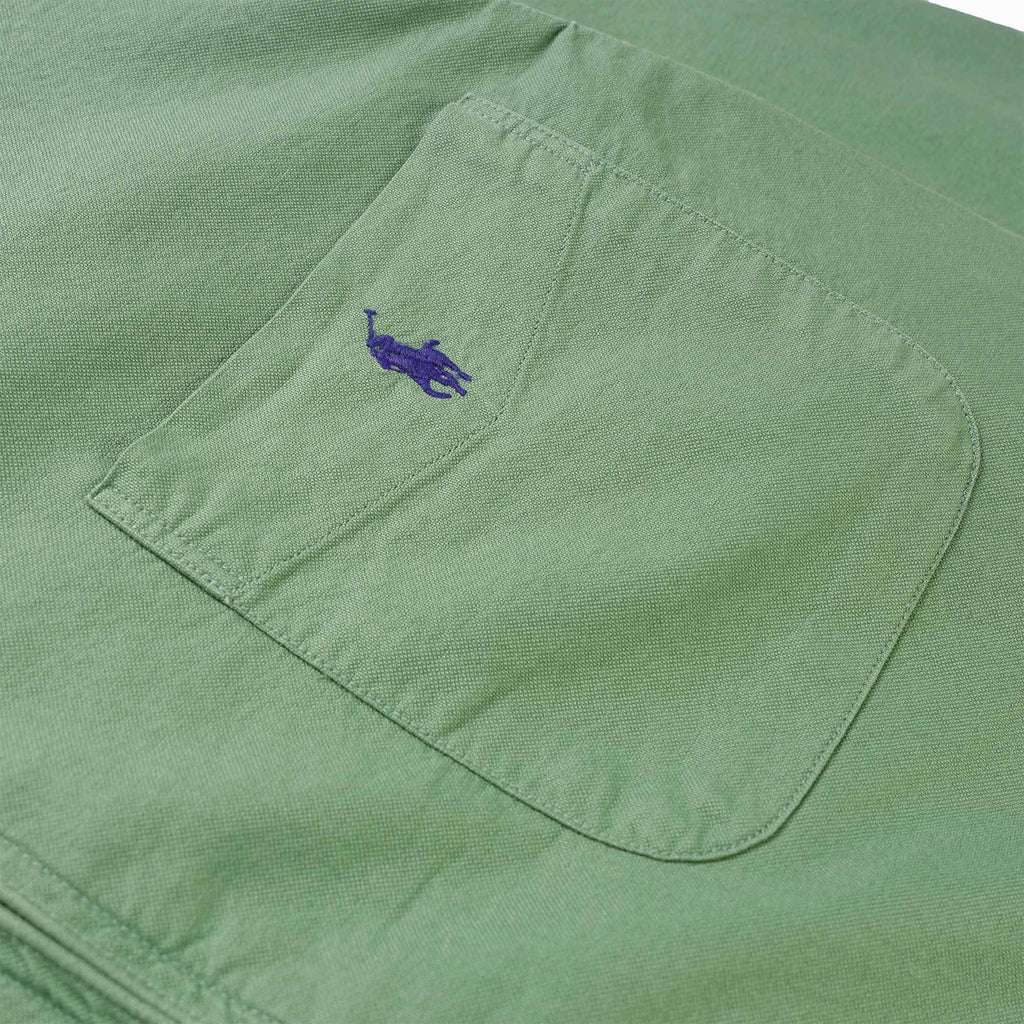 Garment-Dyed Oxford Overshirt - Fatigue