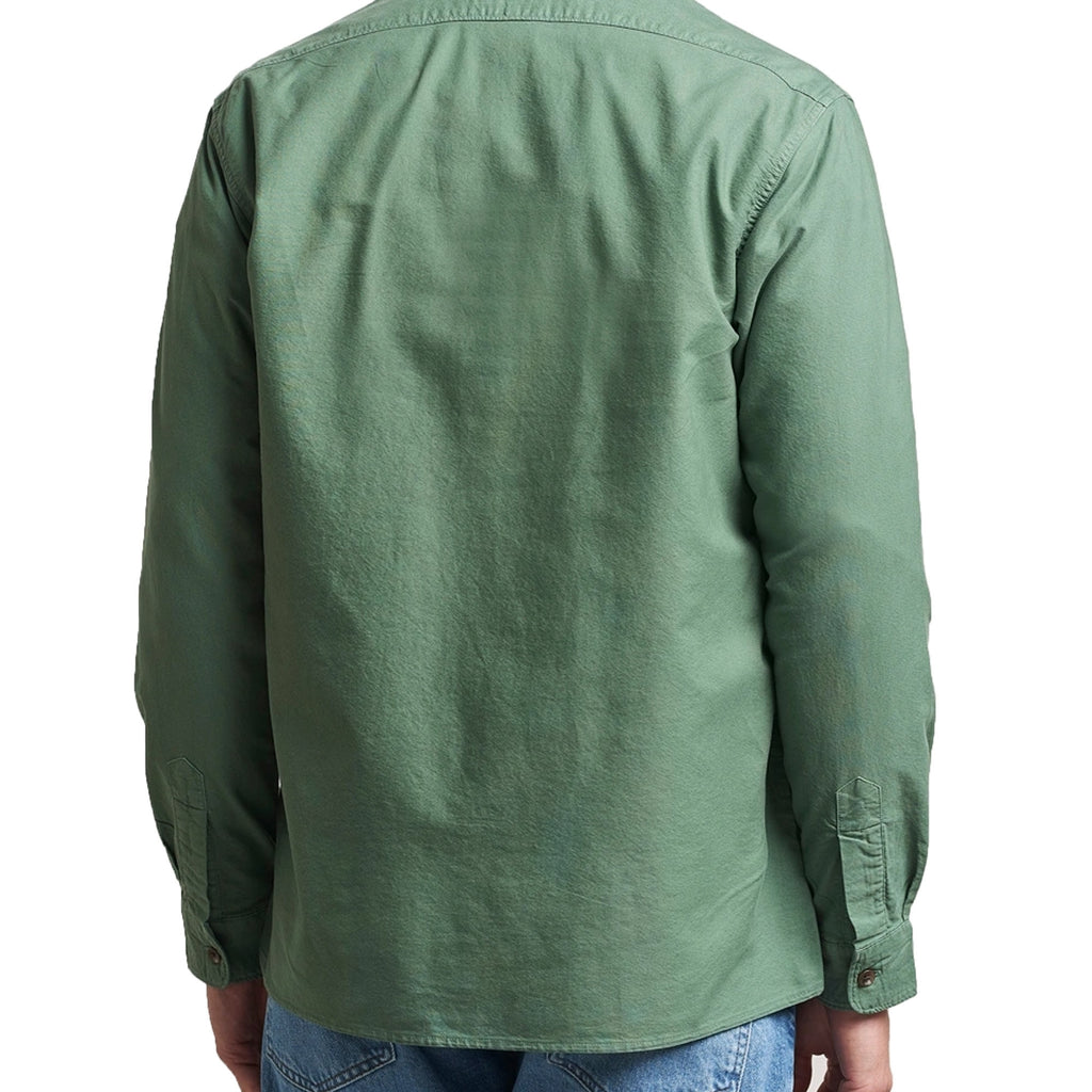 Garment-Dyed Oxford Overshirt - Fatigue