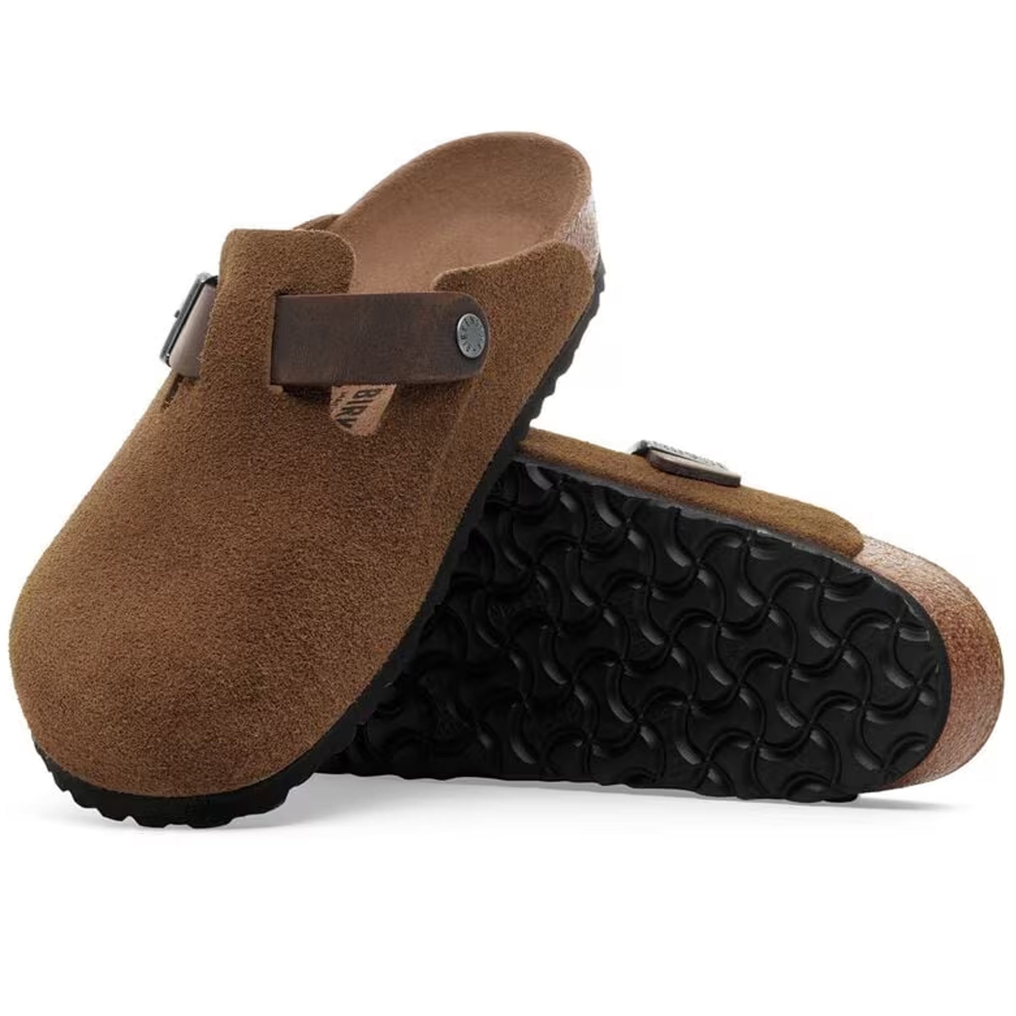 Boston BS Mixed Leather - Dark Tea