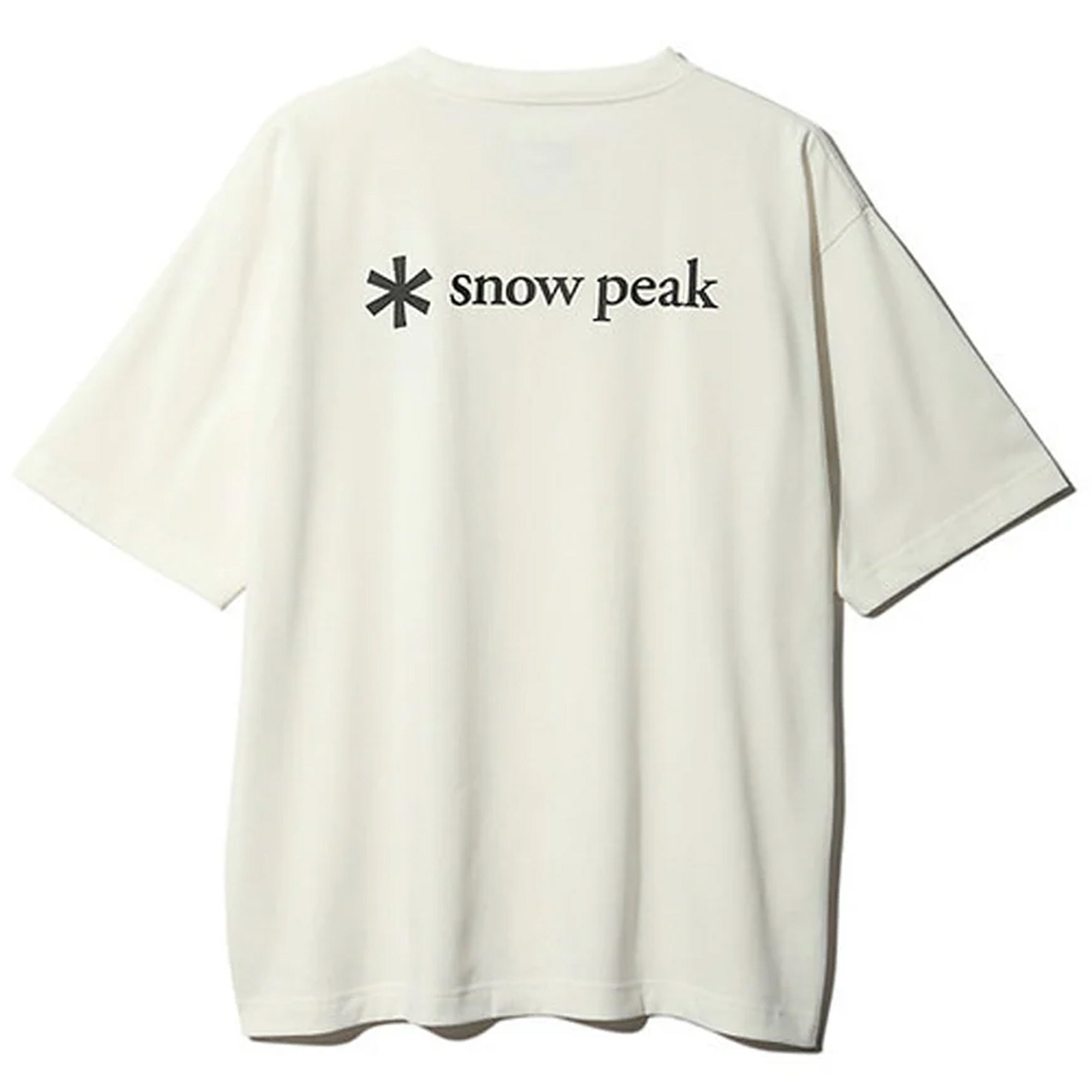 Snow Peak Back Printed Logo T-Shirt - Off White