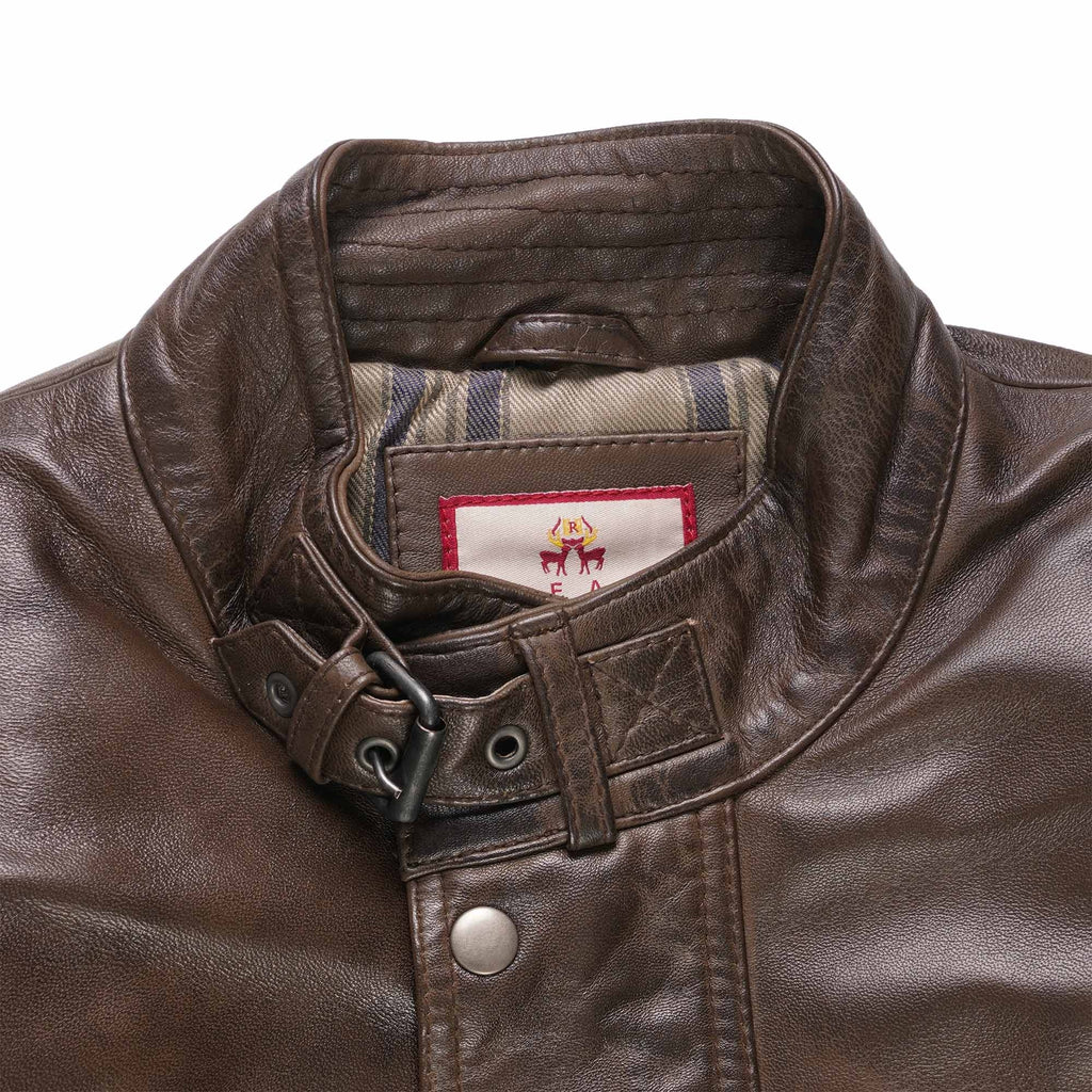Hunter Leather Jacket - Brown