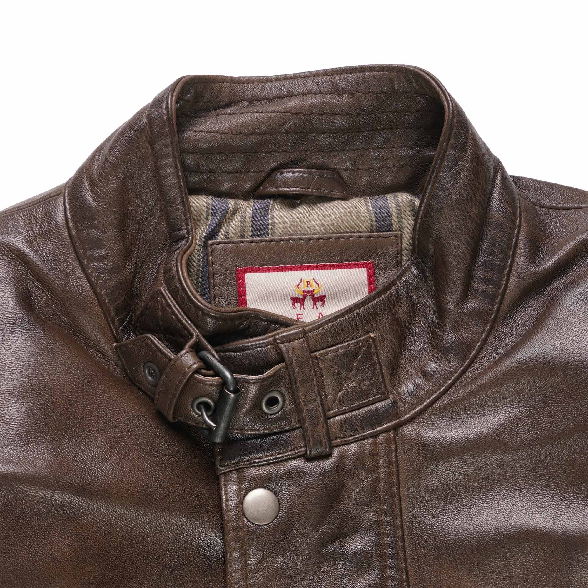 Hunter Leather Jacket - Brown