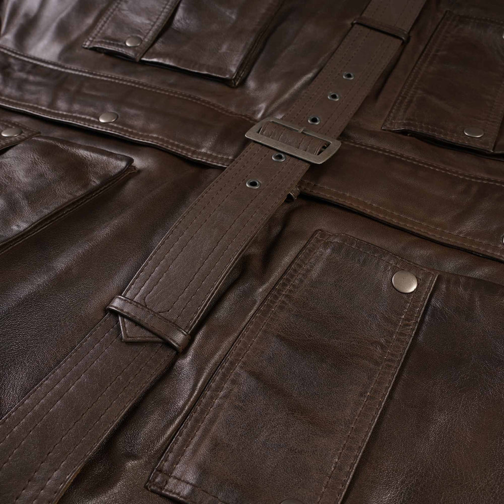 Hunter Leather Jacket - Brown
