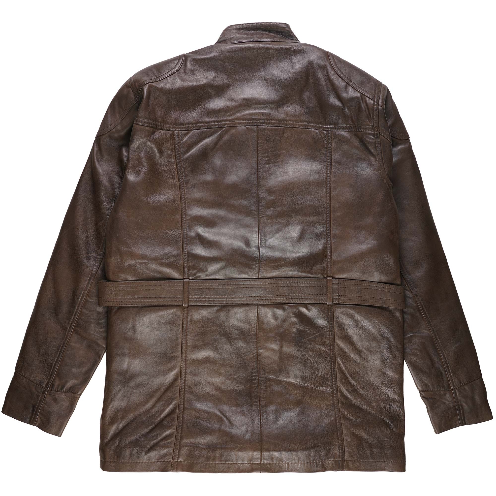 Hunter Leather Jacket - Brown