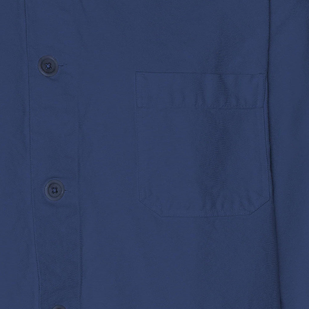 Organic Workwear Jacket - Marine Blue