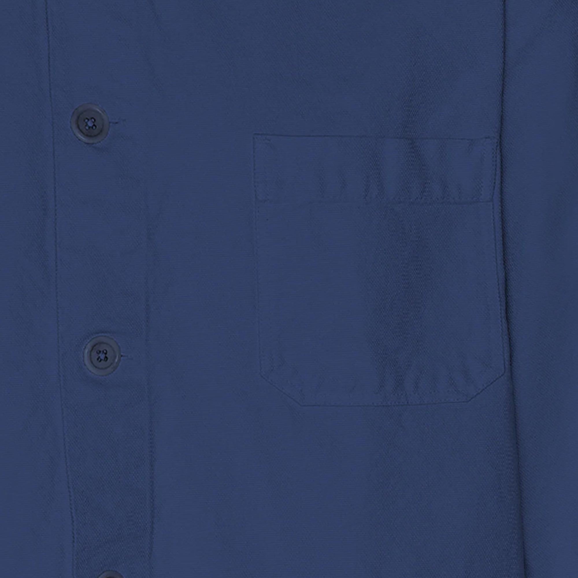 Organic Workwear Jacket - Marine Blue