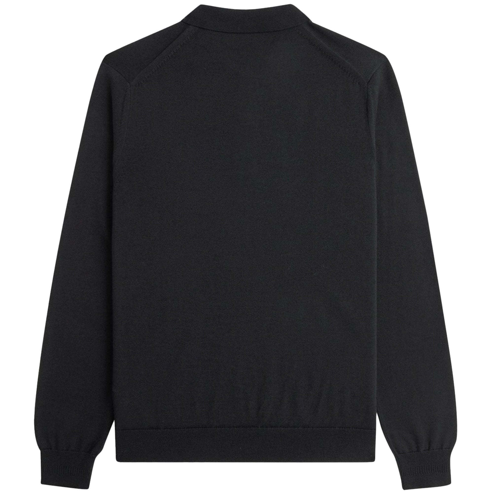 K4535 Classic Knitted Long Sleeve Shirt - Black