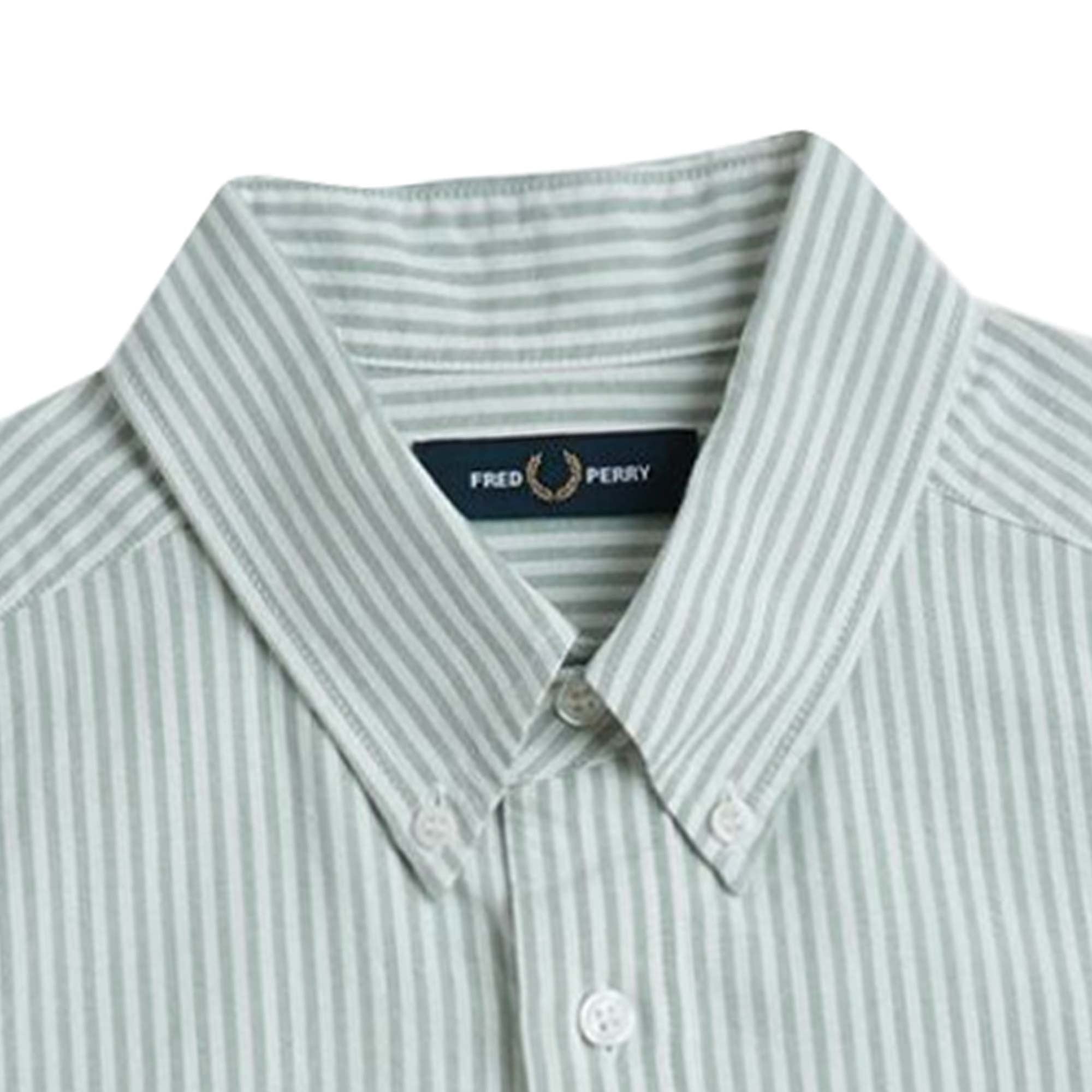 M1736 Oxford Stripe Shirt - Bayleaf
