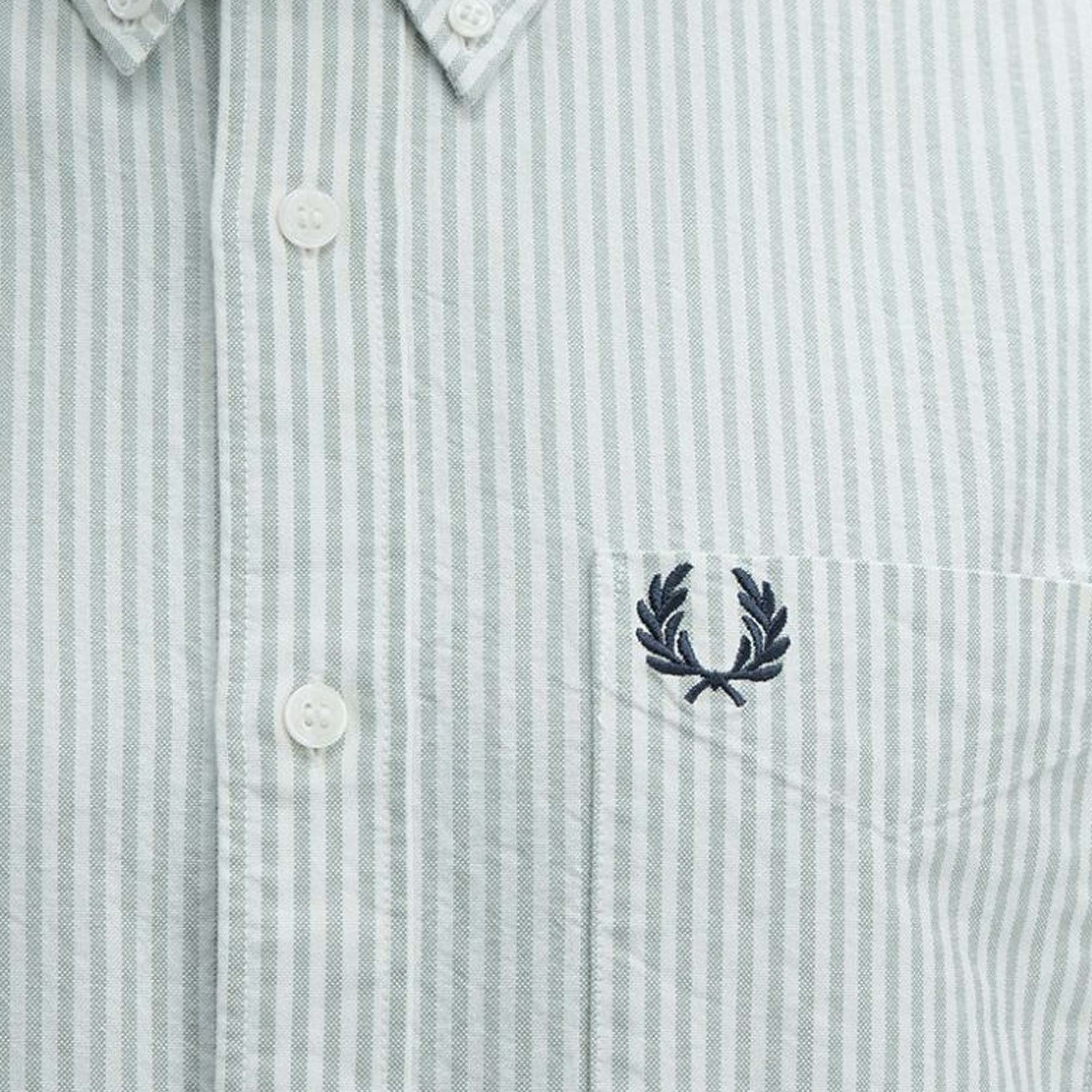M1736 Oxford Stripe Shirt - Bayleaf