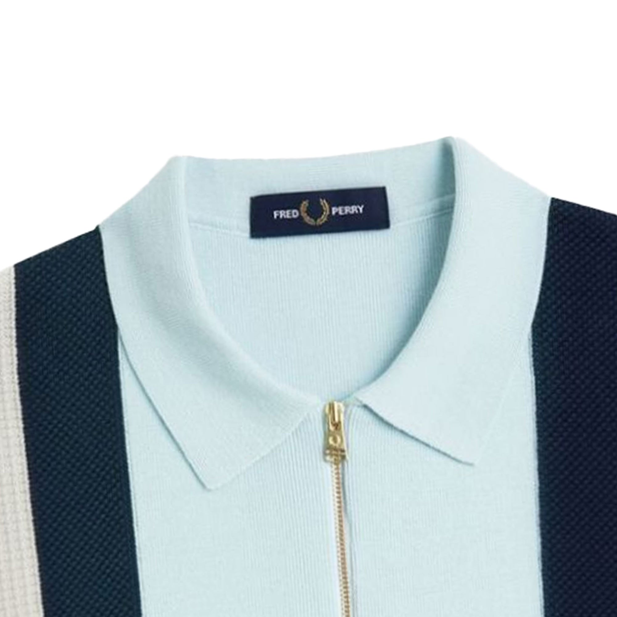 Fred Perry K1353 Multi Texture Knitted Shirt -K1353-R30 – Stuarts