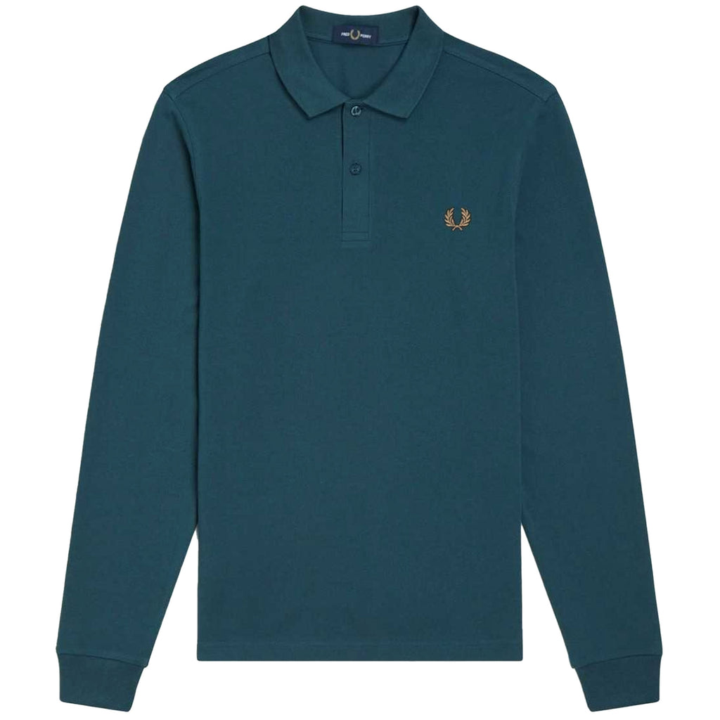 K4535 Long Sleeve Polo Shirt - Dark Petrol