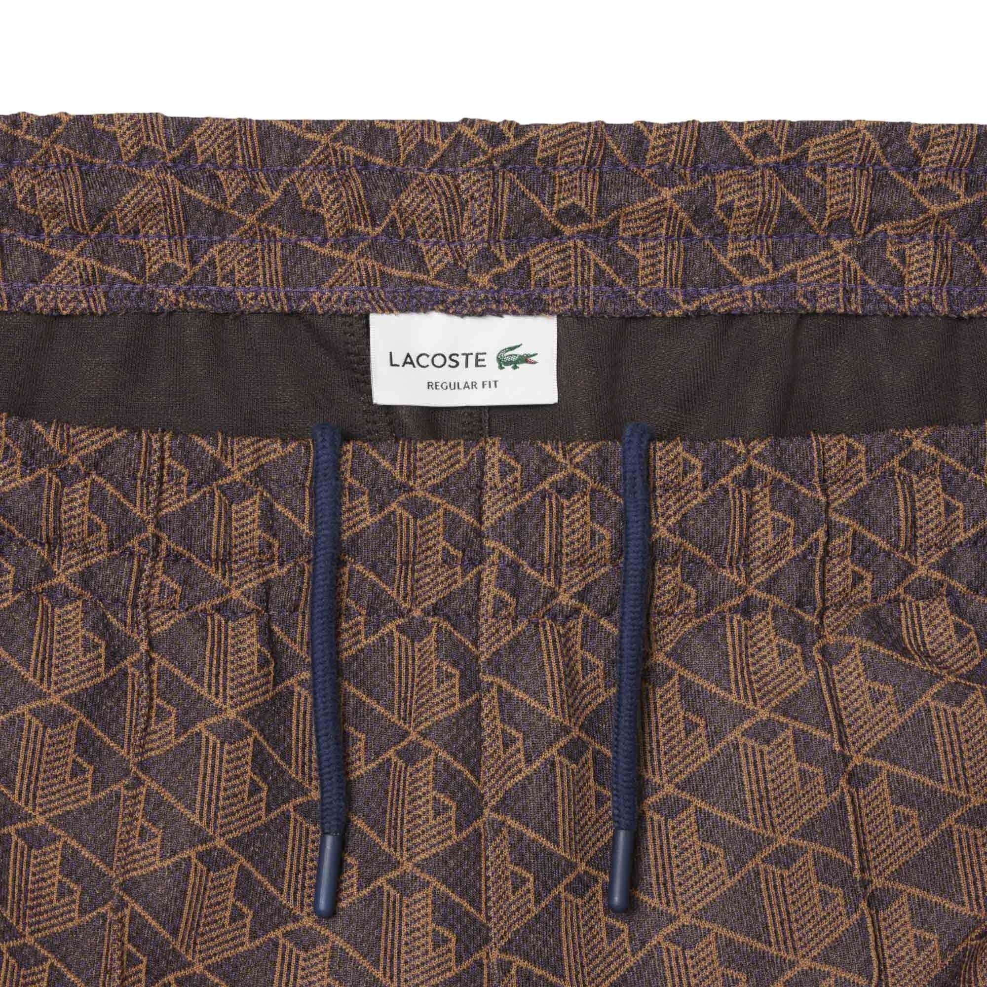Lacoste Paris Monogram Sweatpants - Brown