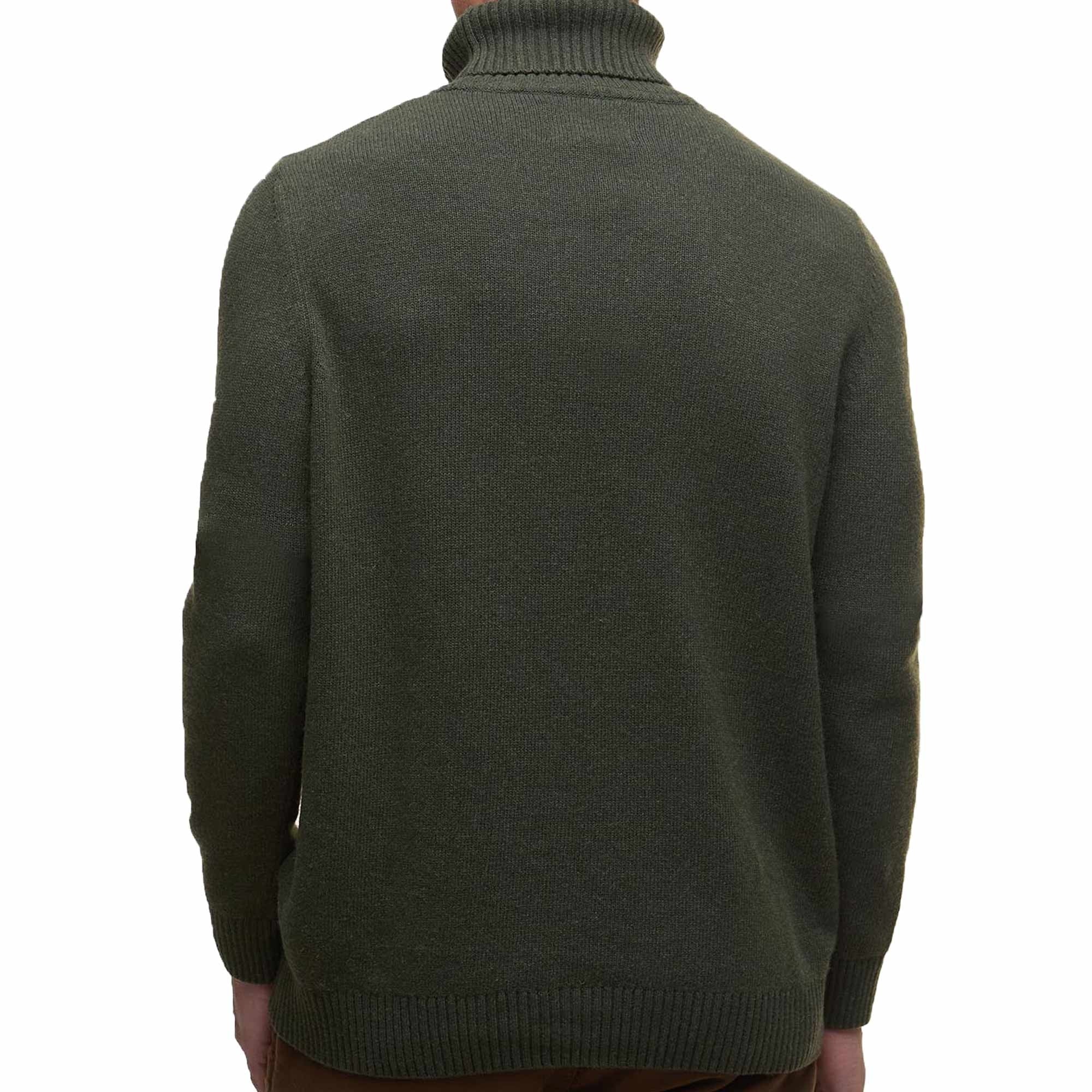 Barbour Kelp Roll-Neck Jumper - Olive