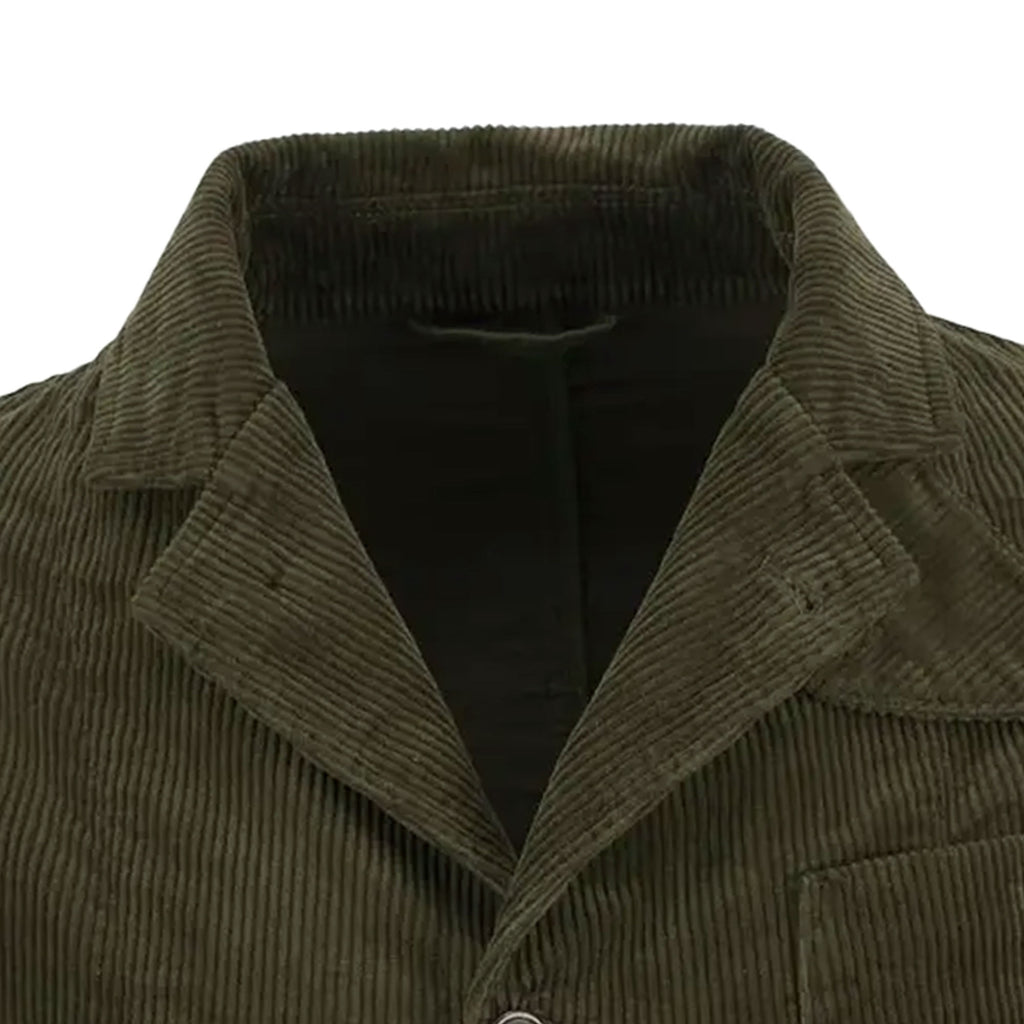 Barbour Elmbank Oversized Cord Blazer - Olive