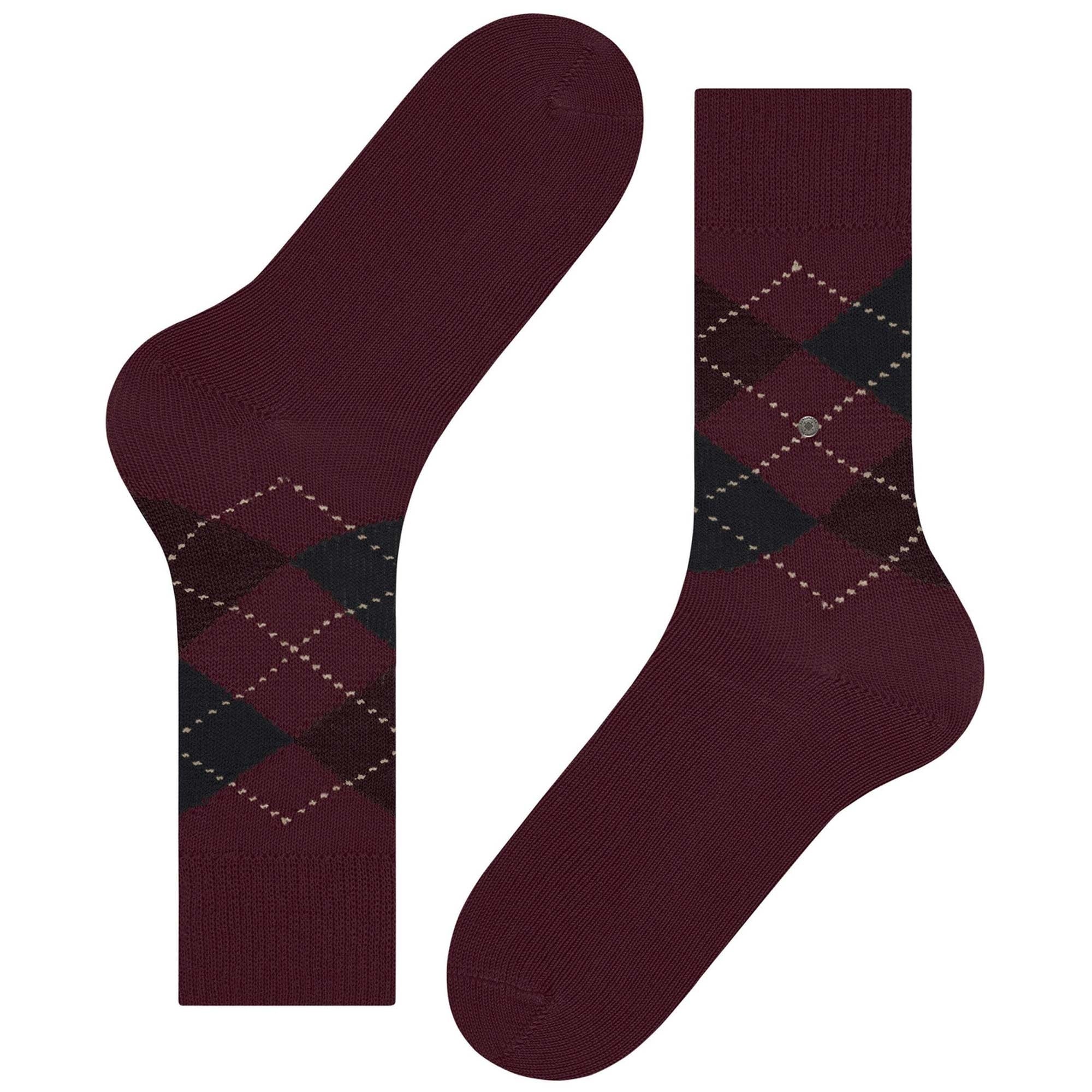 Burlington Socks Preston Socks - Dark Red