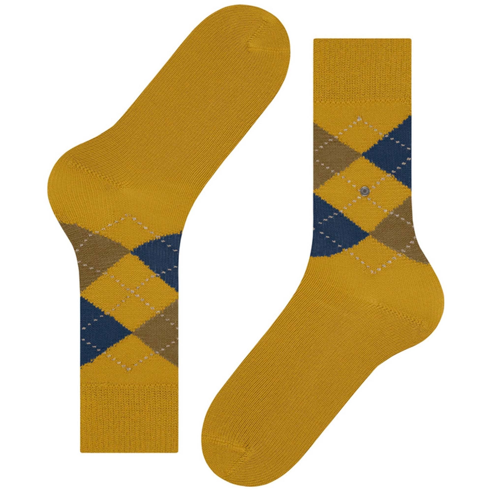 Burlington Socks Preston Socks - Yellow/Blue