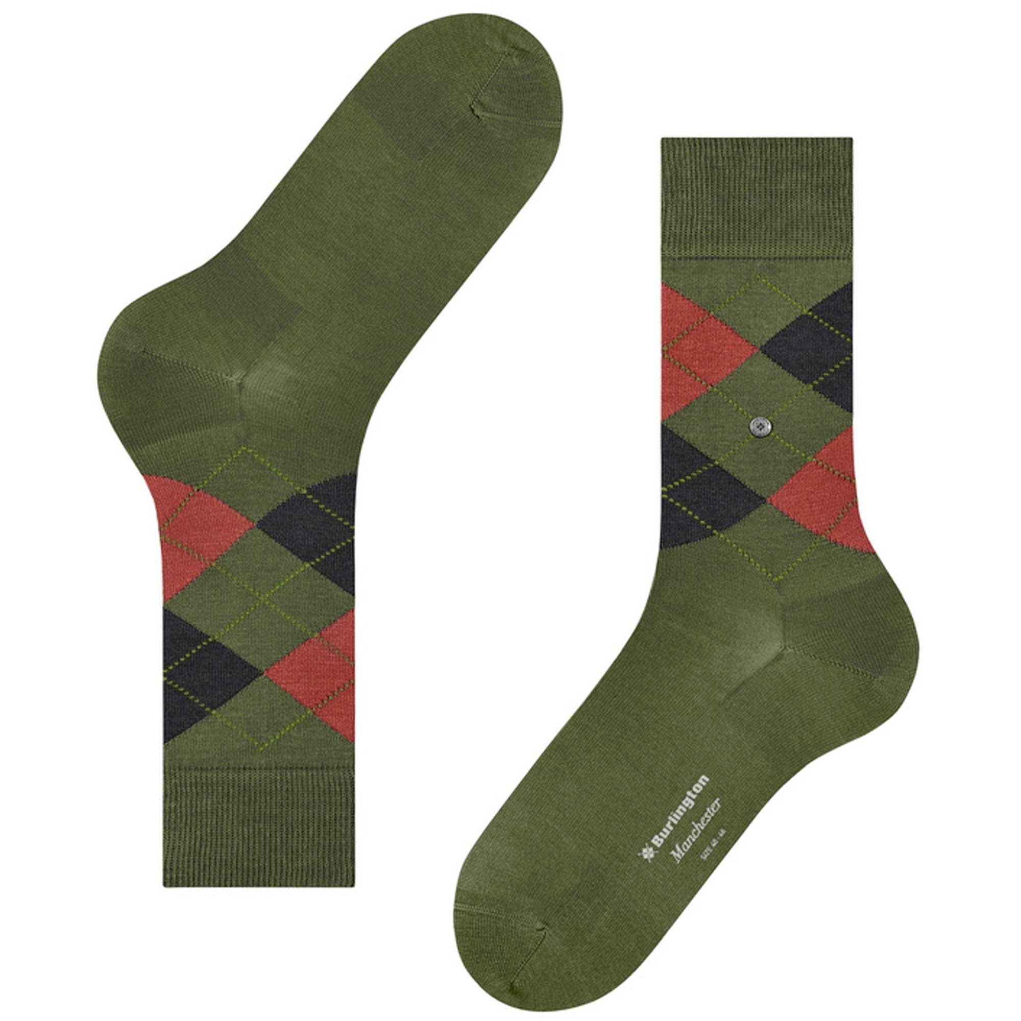 Manchester Socks - Green/Grey