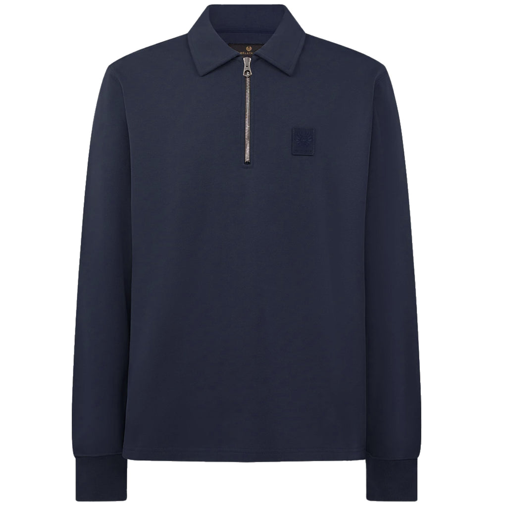 Belstaff Curator Collared Sweatshirt - Dark Ink