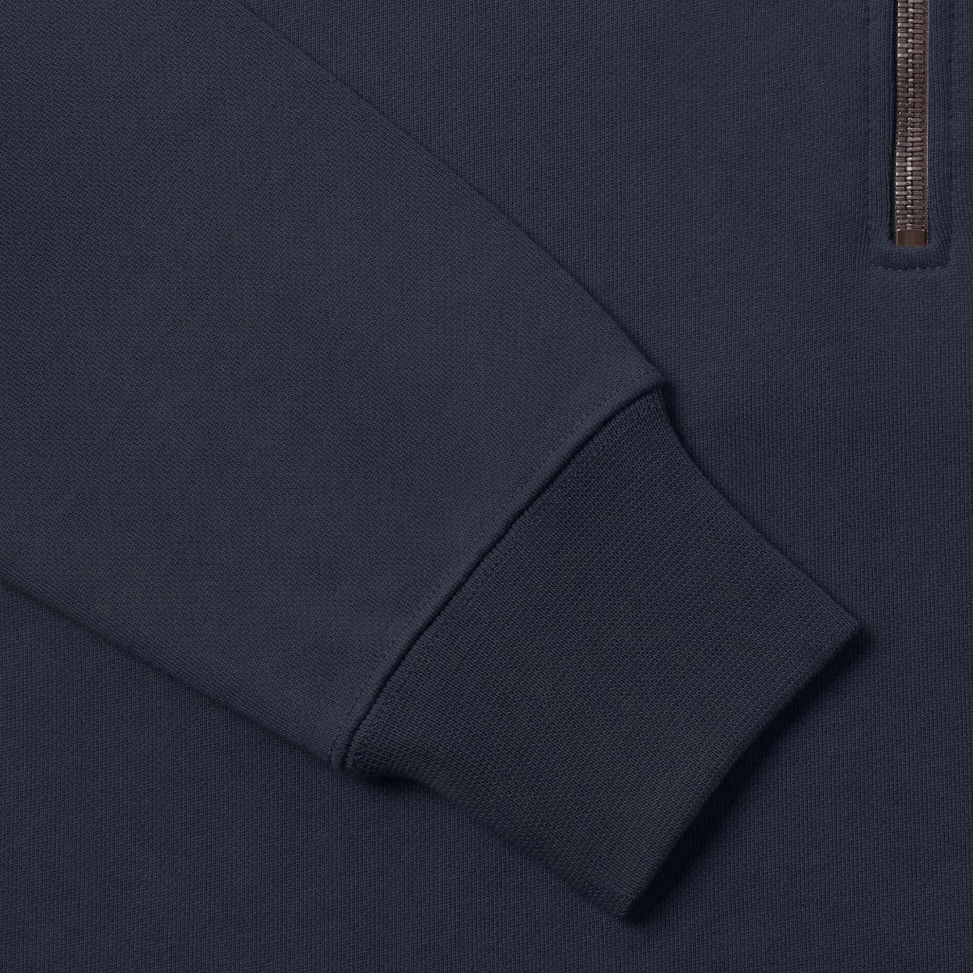 Belstaff Curator Collared Sweatshirt - Dark Ink