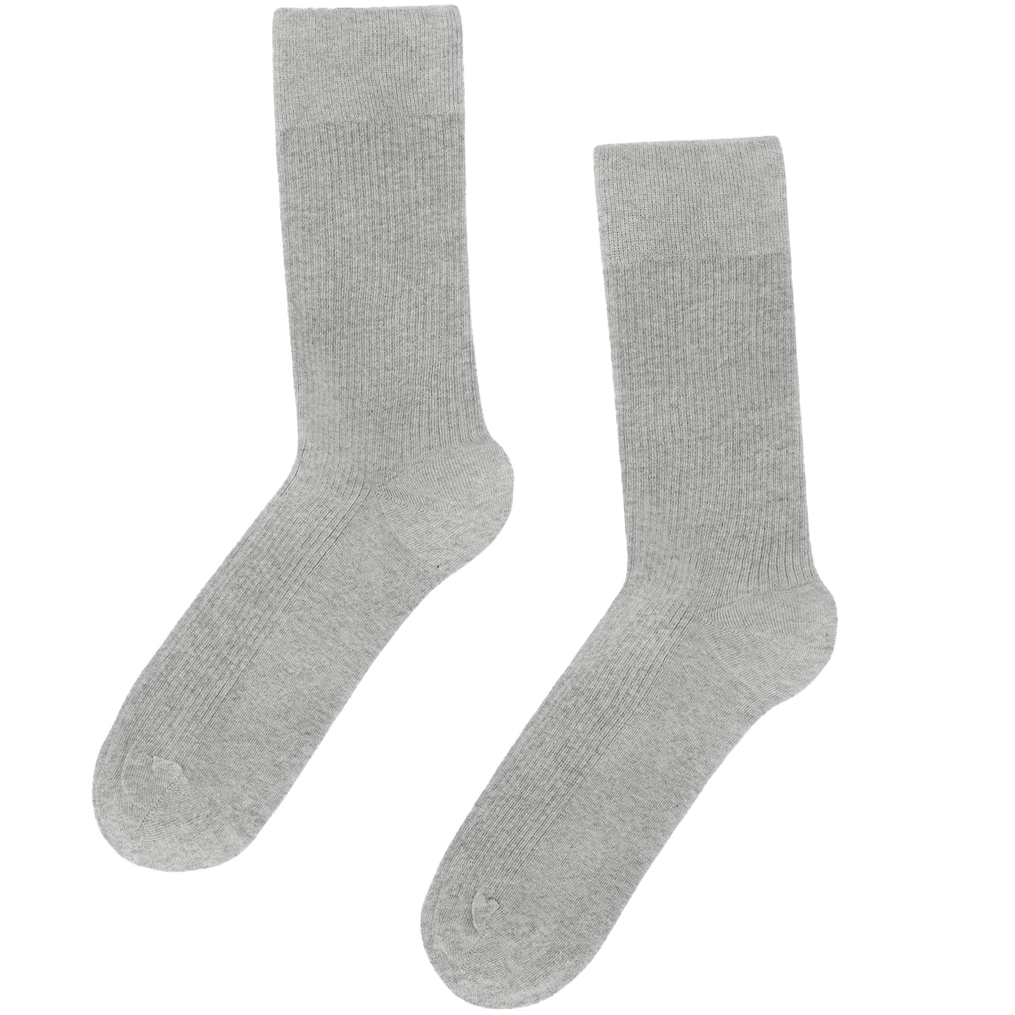 Classic Organic Sock - Heather Grey