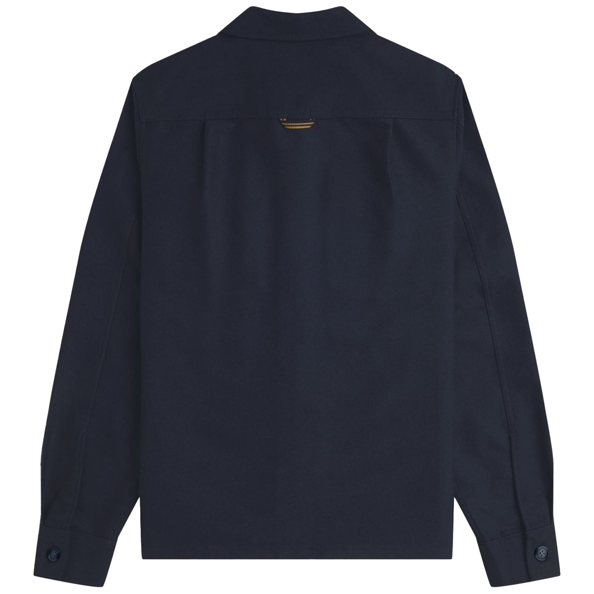 Fred Perry Brushed Twill Overshirt -  Navy