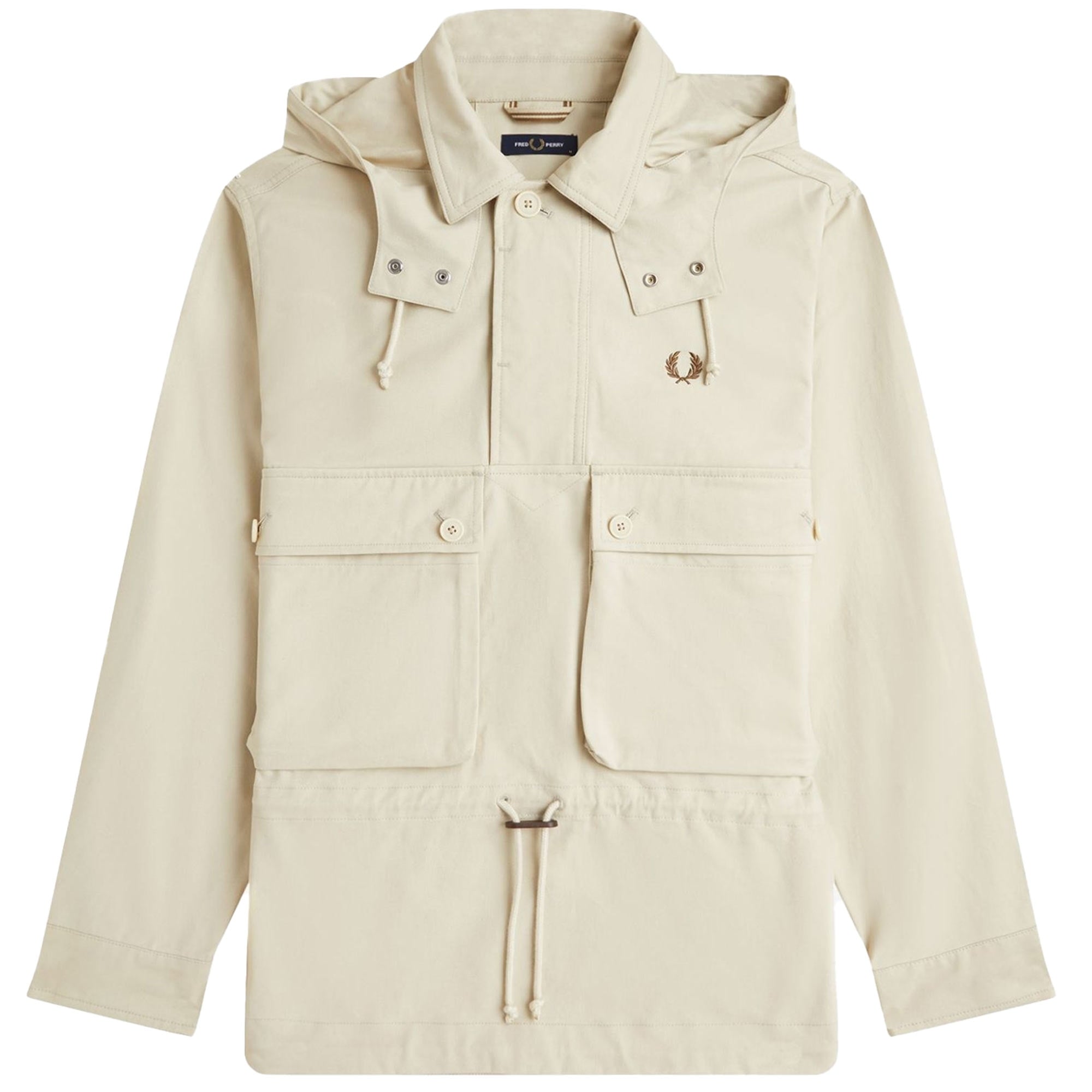 Fred Perry Coaches Smock Jacket - Oatmeal