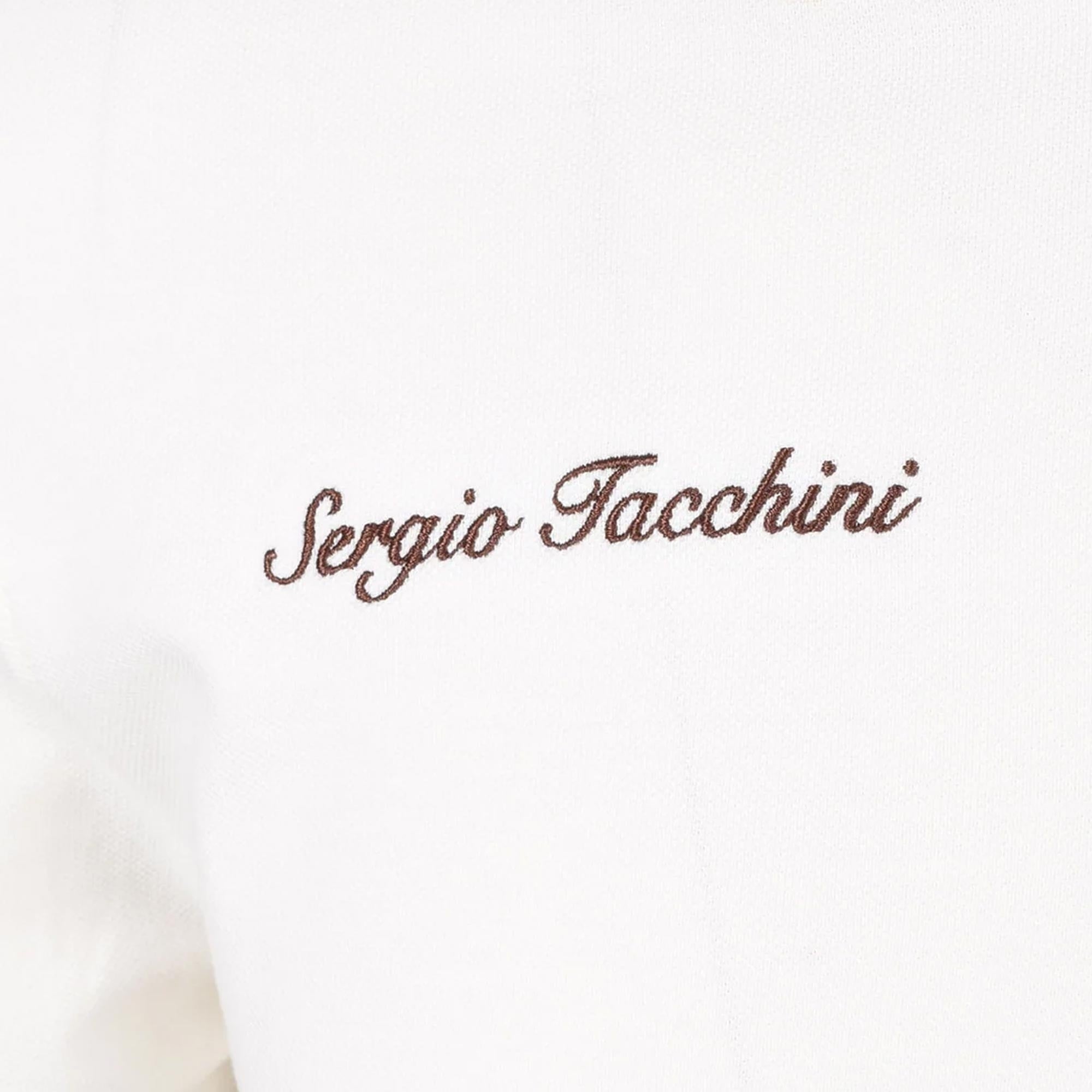 Sergio Tacchini Nanto Zip Neck Polo Shirt - Gardenia