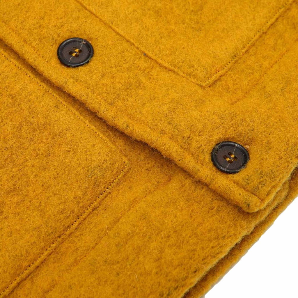 Universal Works Wool Fleece Uniform Jacket - Yellow