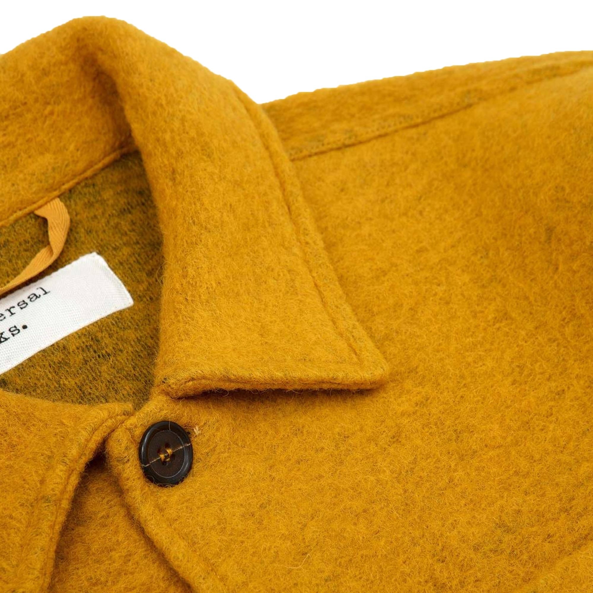 Universal Works Wool Fleece Uniform Jacket - Yellow