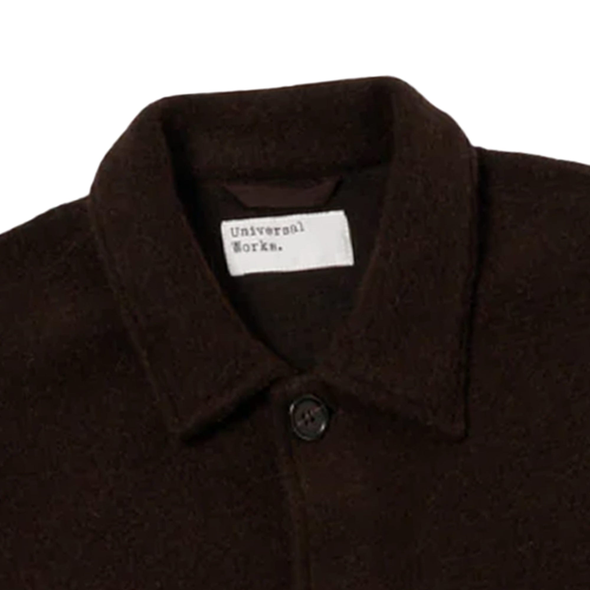 Wool Fleece Uniform Jacket - Brown