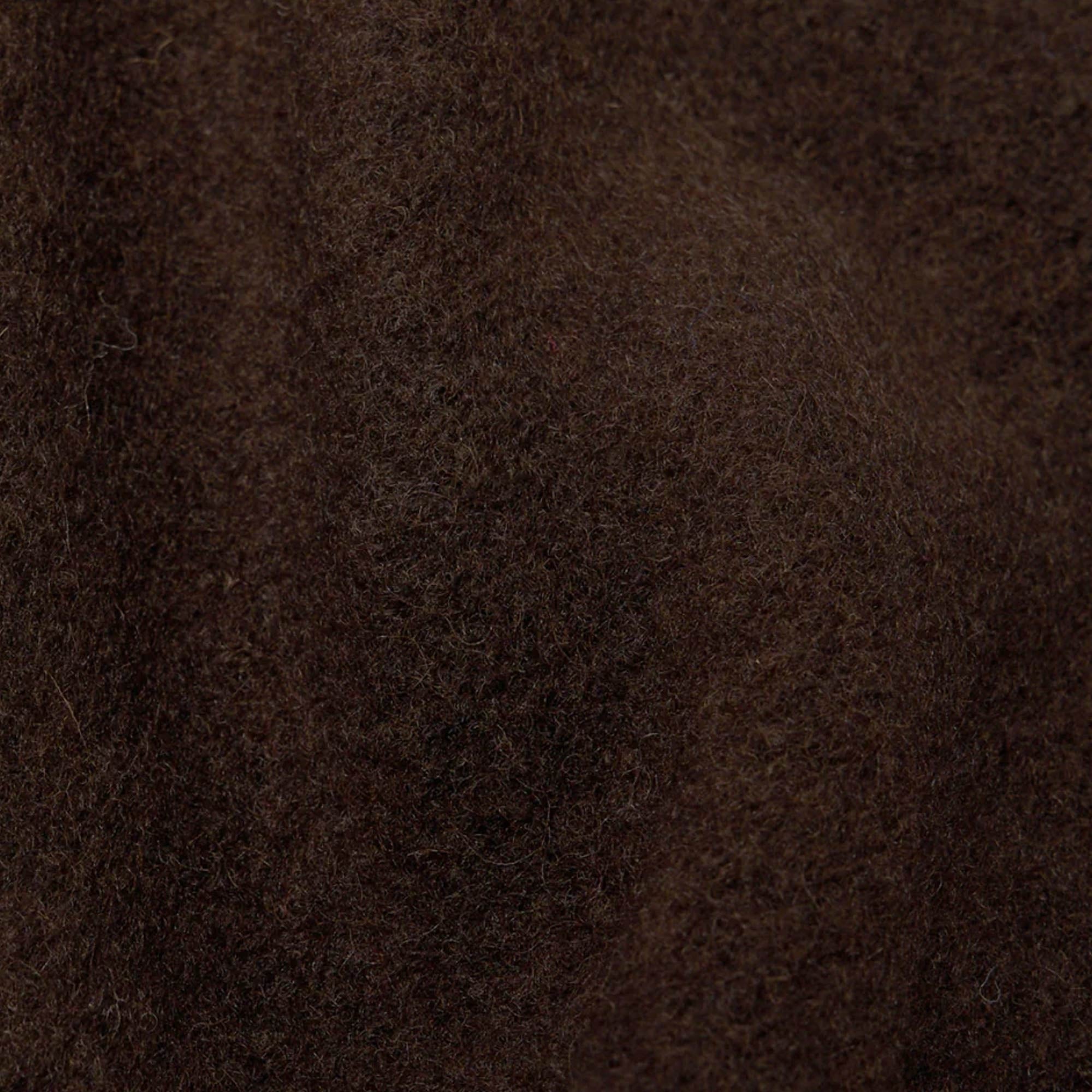 Wool Fleece Uniform Jacket - Brown