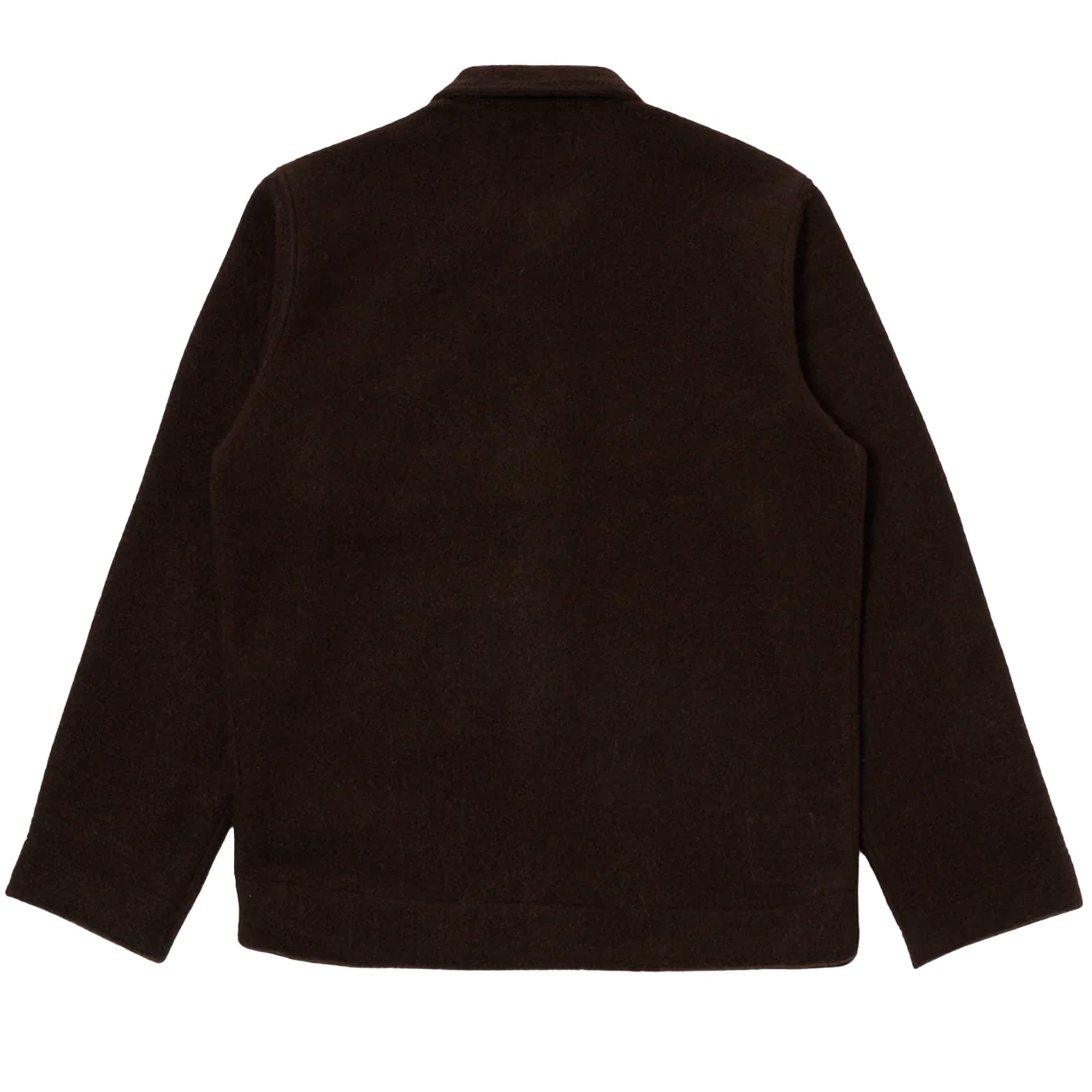 Wool Fleece Uniform Jacket - Brown