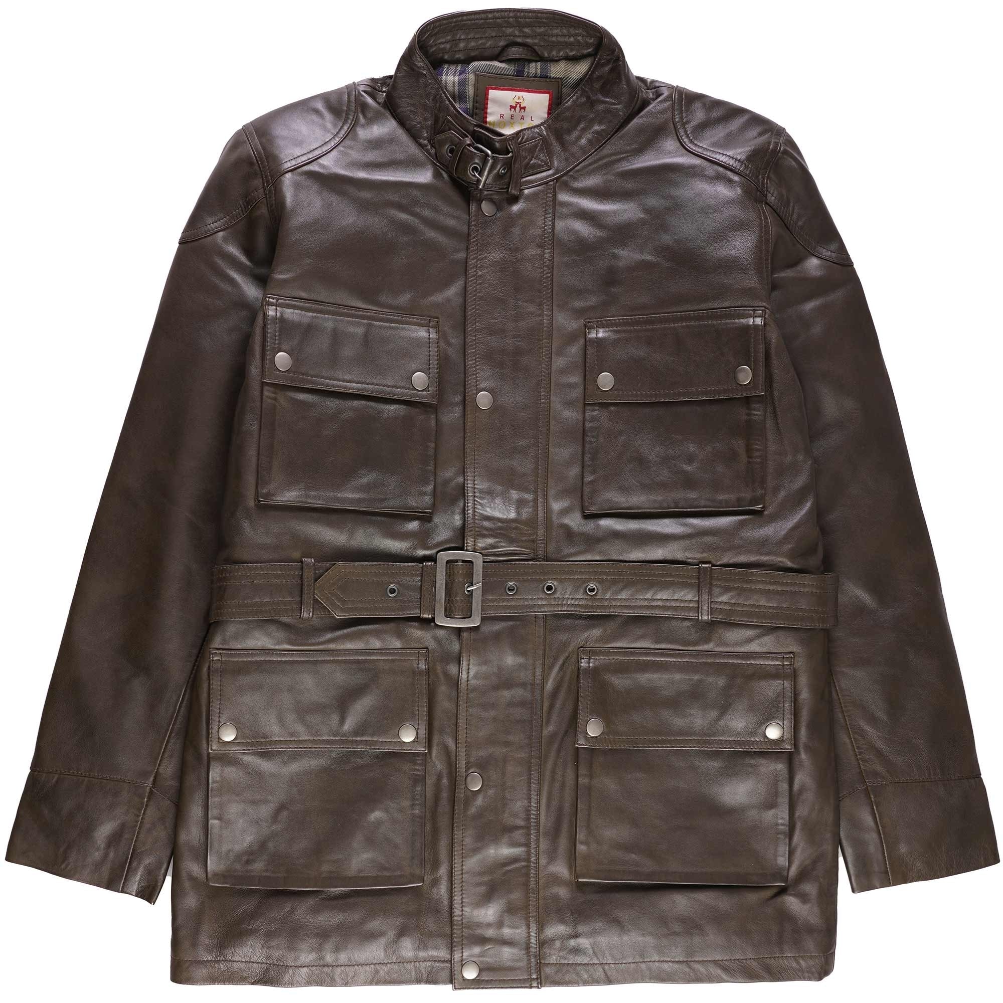 Hunter Leather Jacket - Brown