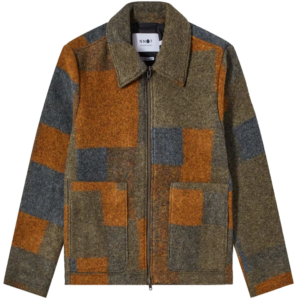Gael Wool Jacket - Brown Check 'The Bear'