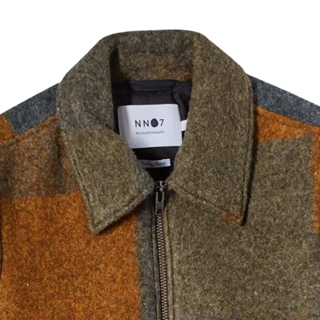 Gael Wool Jacket - Brown Check 'The Bear'