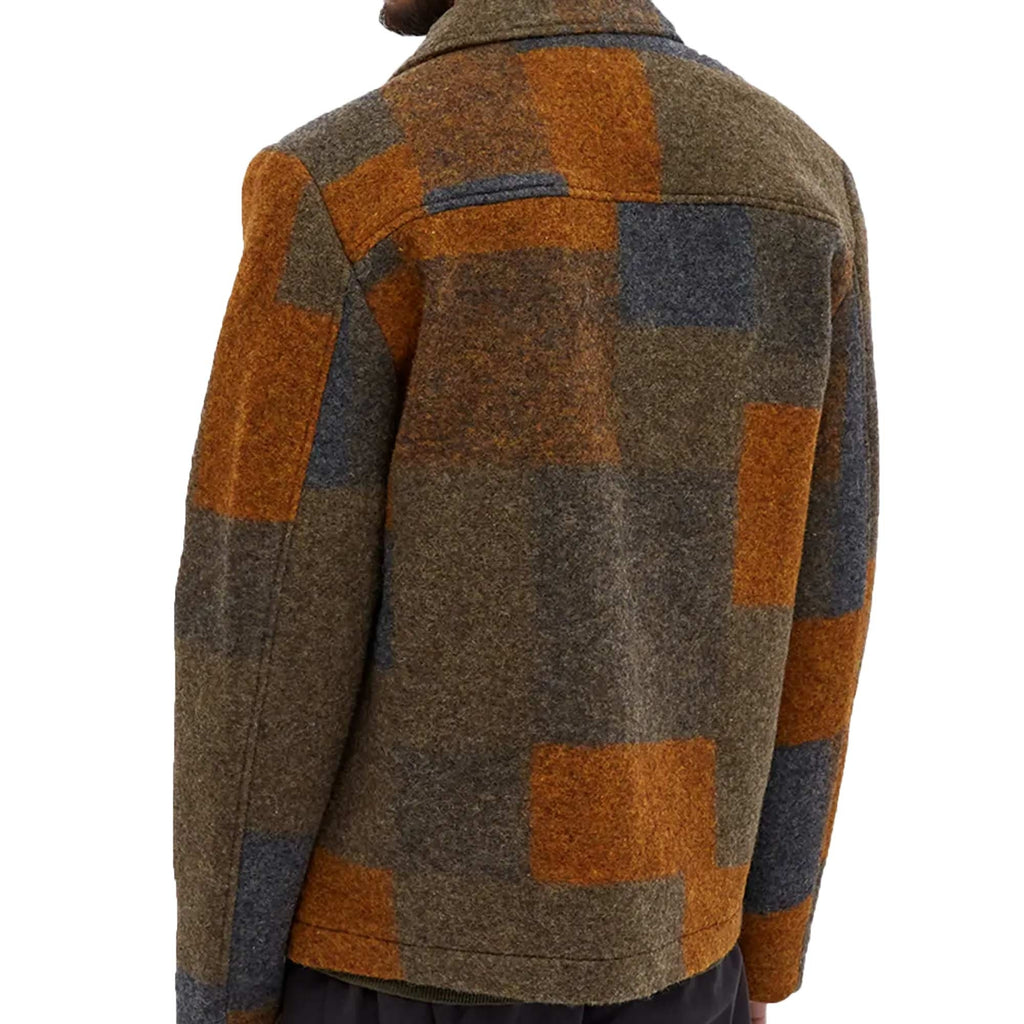 Gael Wool Jacket - Brown Check 'The Bear'