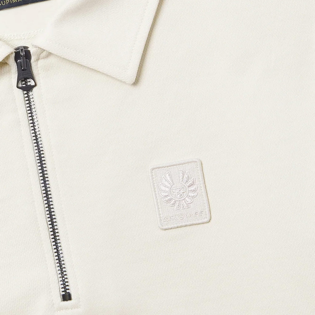 Belstaff Curator Collared Sweatshirt - Silver Birch